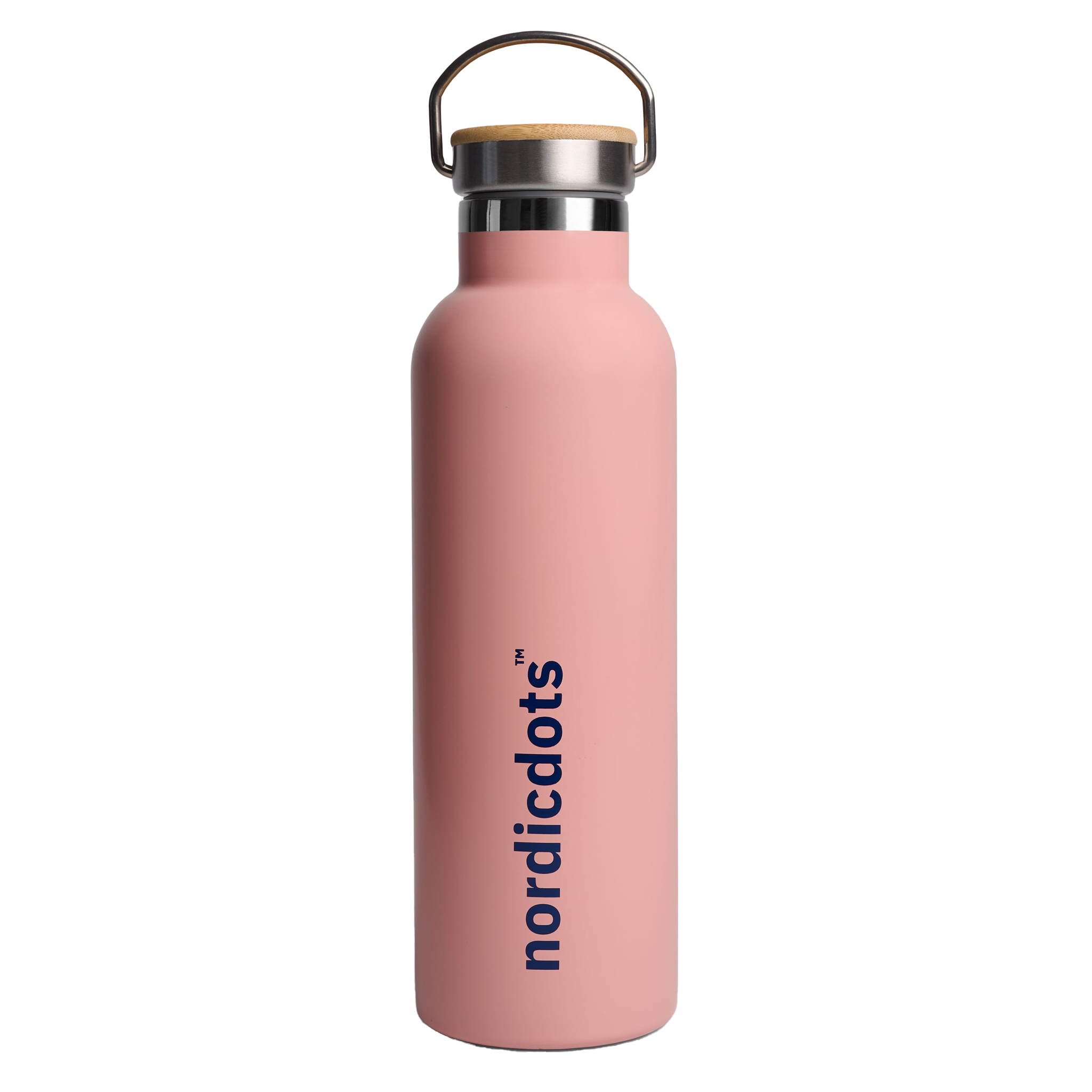 nordicdots Don't Leave Me Water Bottle - Tropical Peach