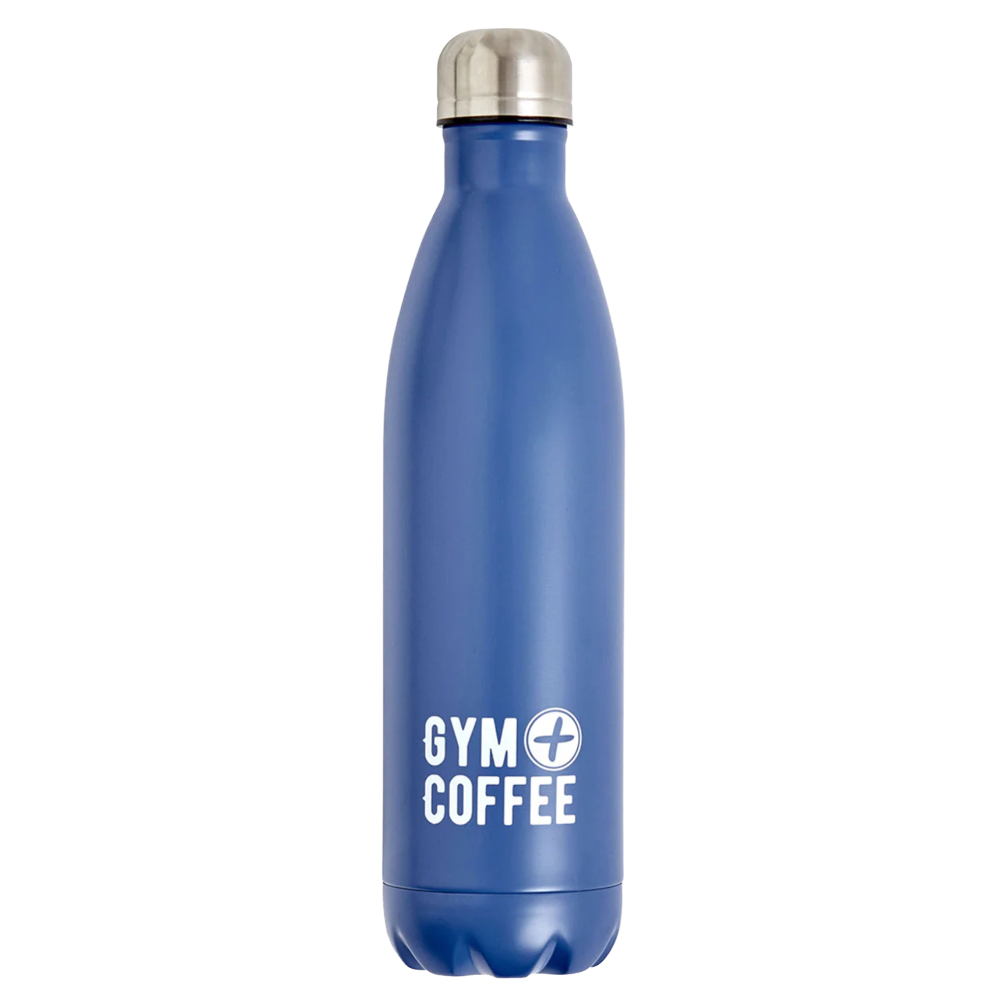 Gym+Coffee Stainless Steel Water Bottle Blue