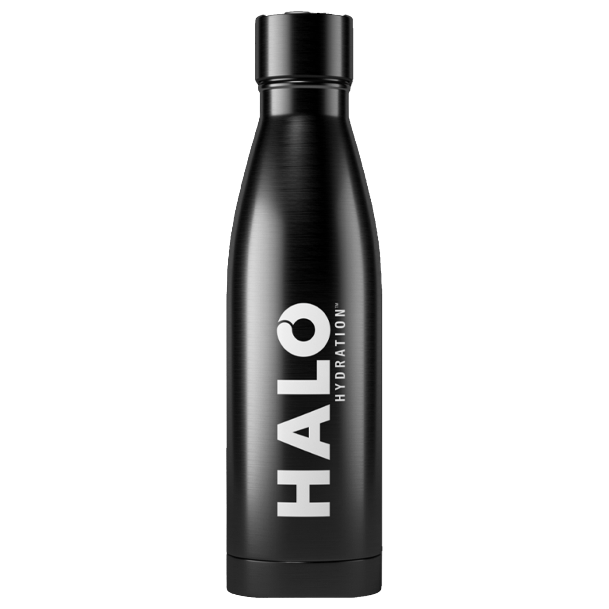 Halo Hydration Water Bottle Black