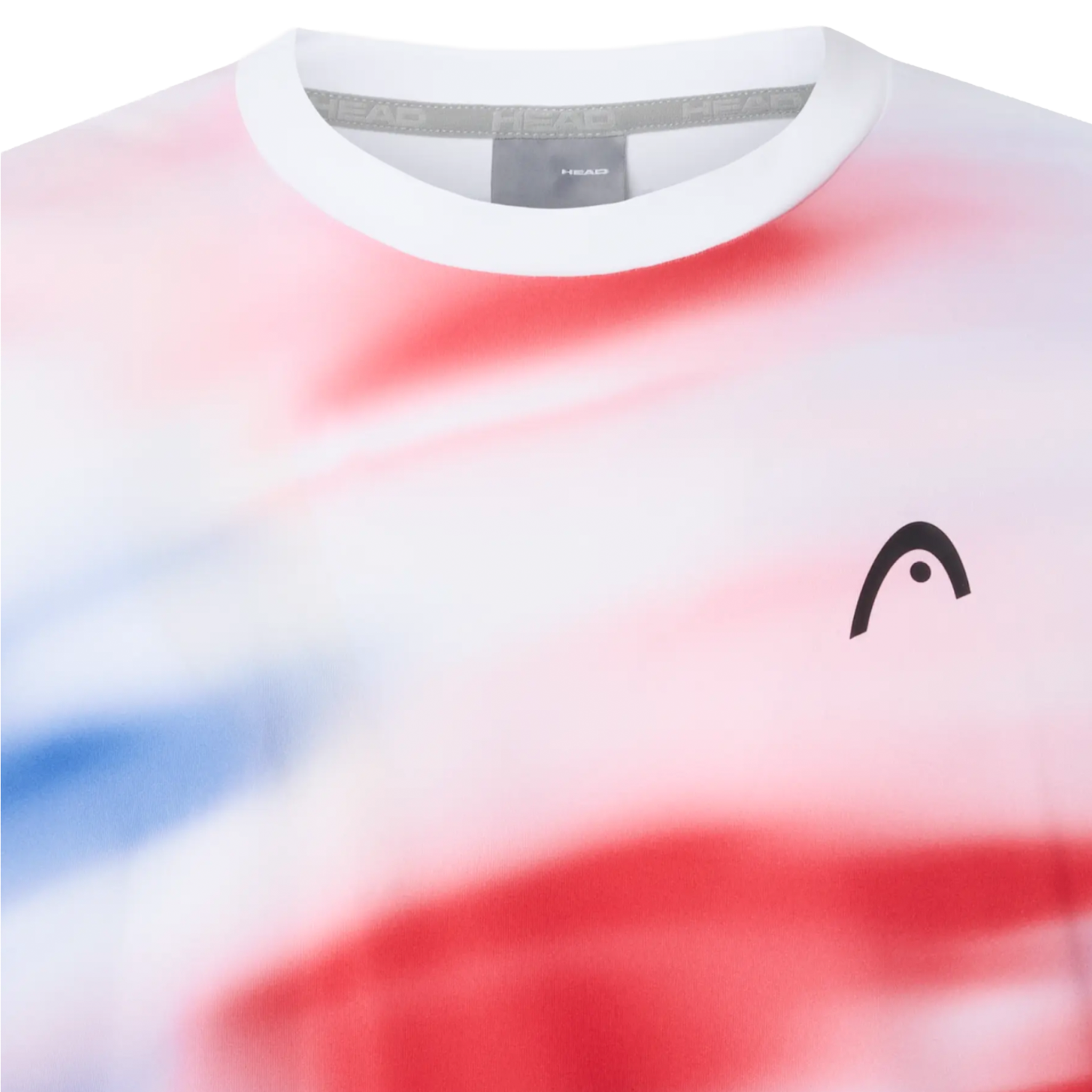 Head Blur T-Shirt Men's Royal Blue/Red Print