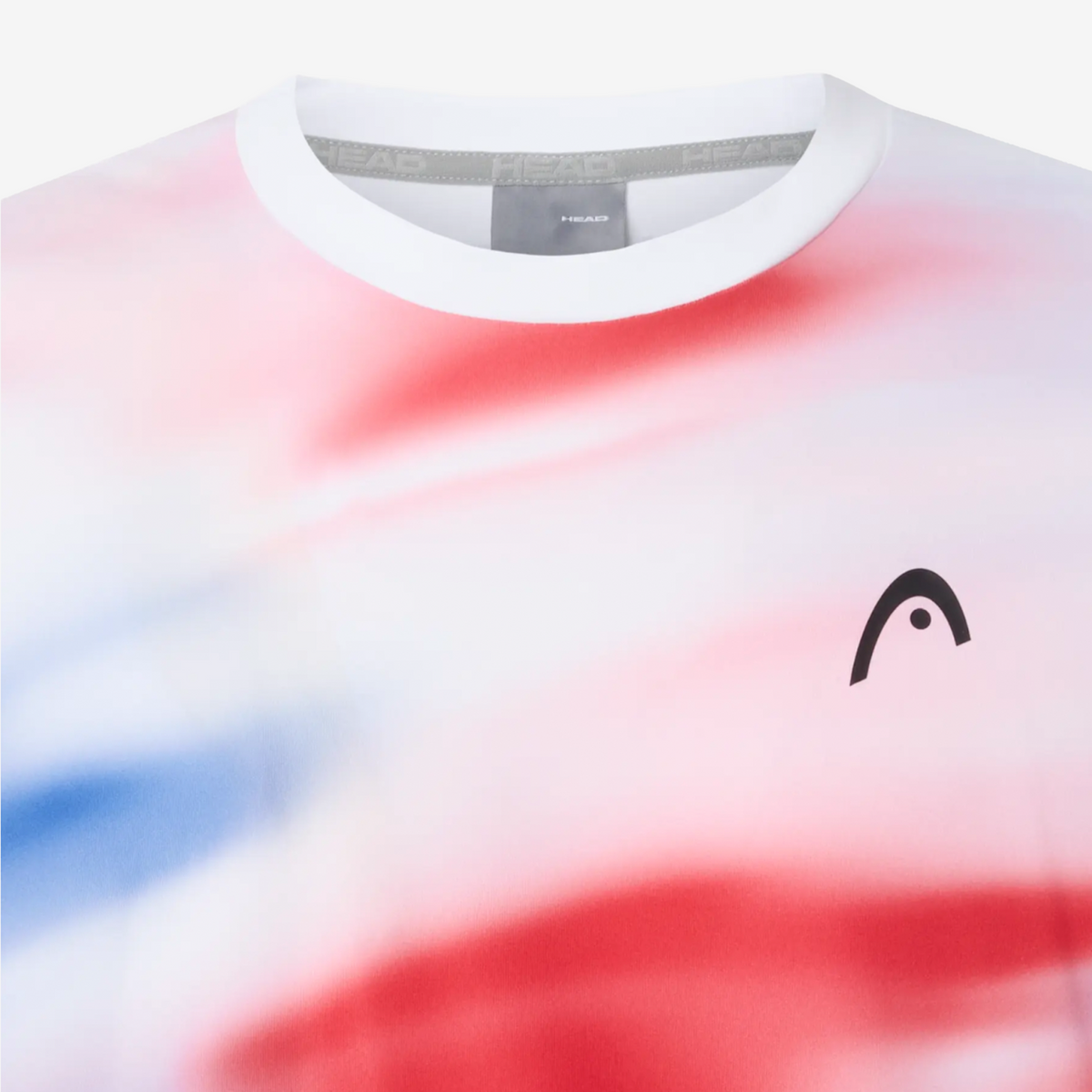 Head Blur T-Shirt Men's Royal Blue/Red Print
