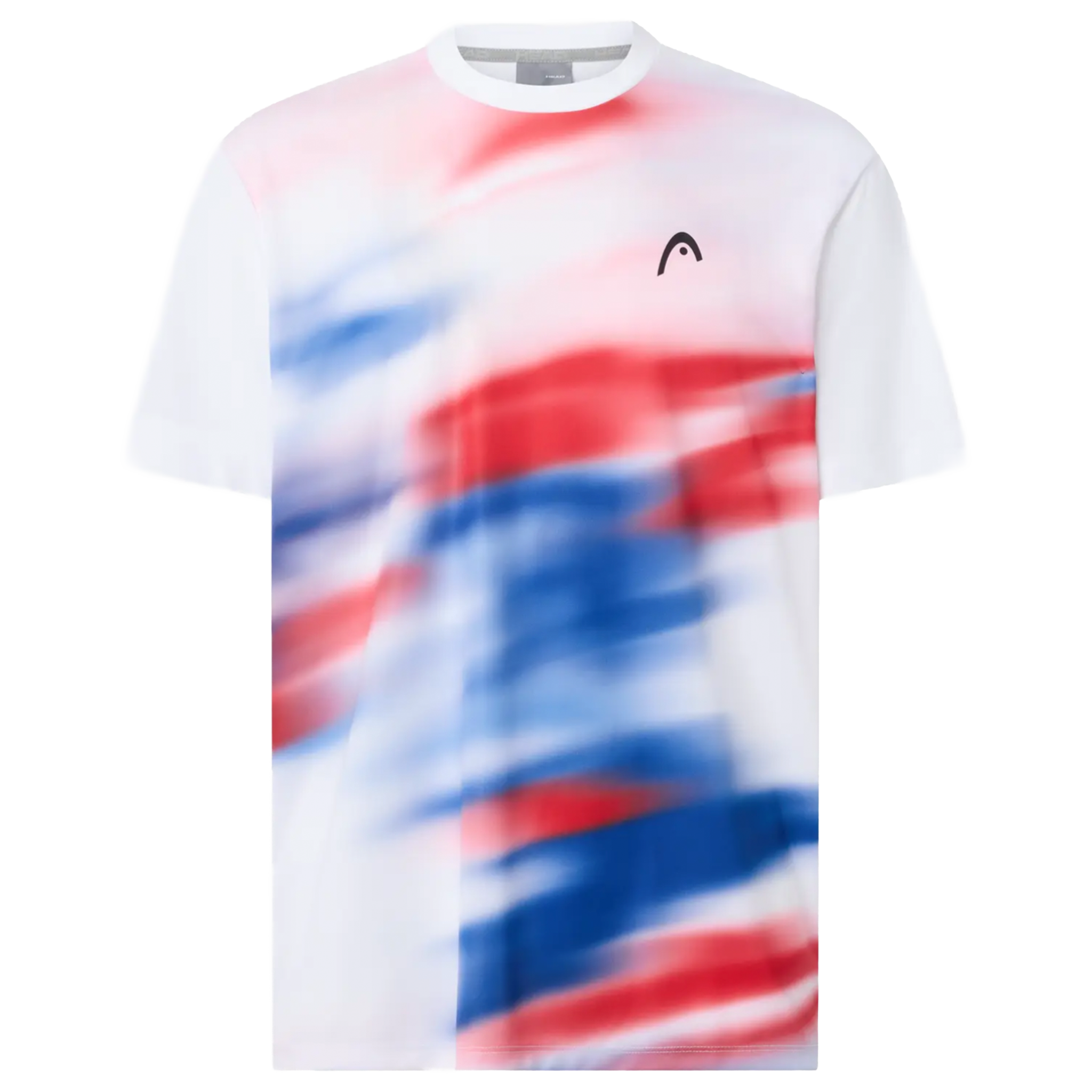 Head Blur T-Shirt Men's Royal Blue/Red Print