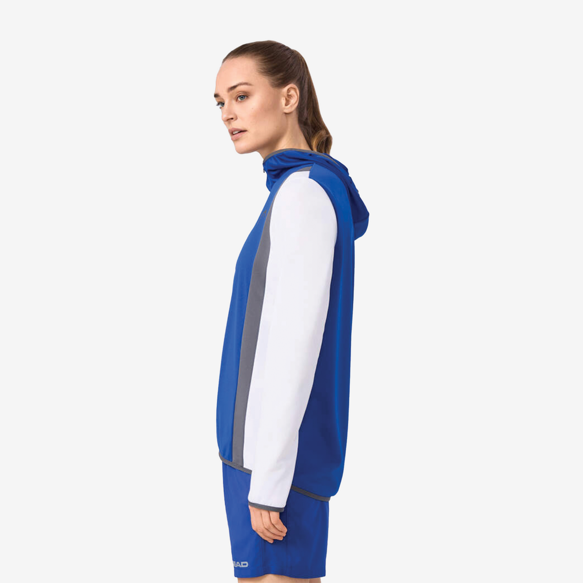 Head Club Tech Hoodie Women's Royal Blue/ White