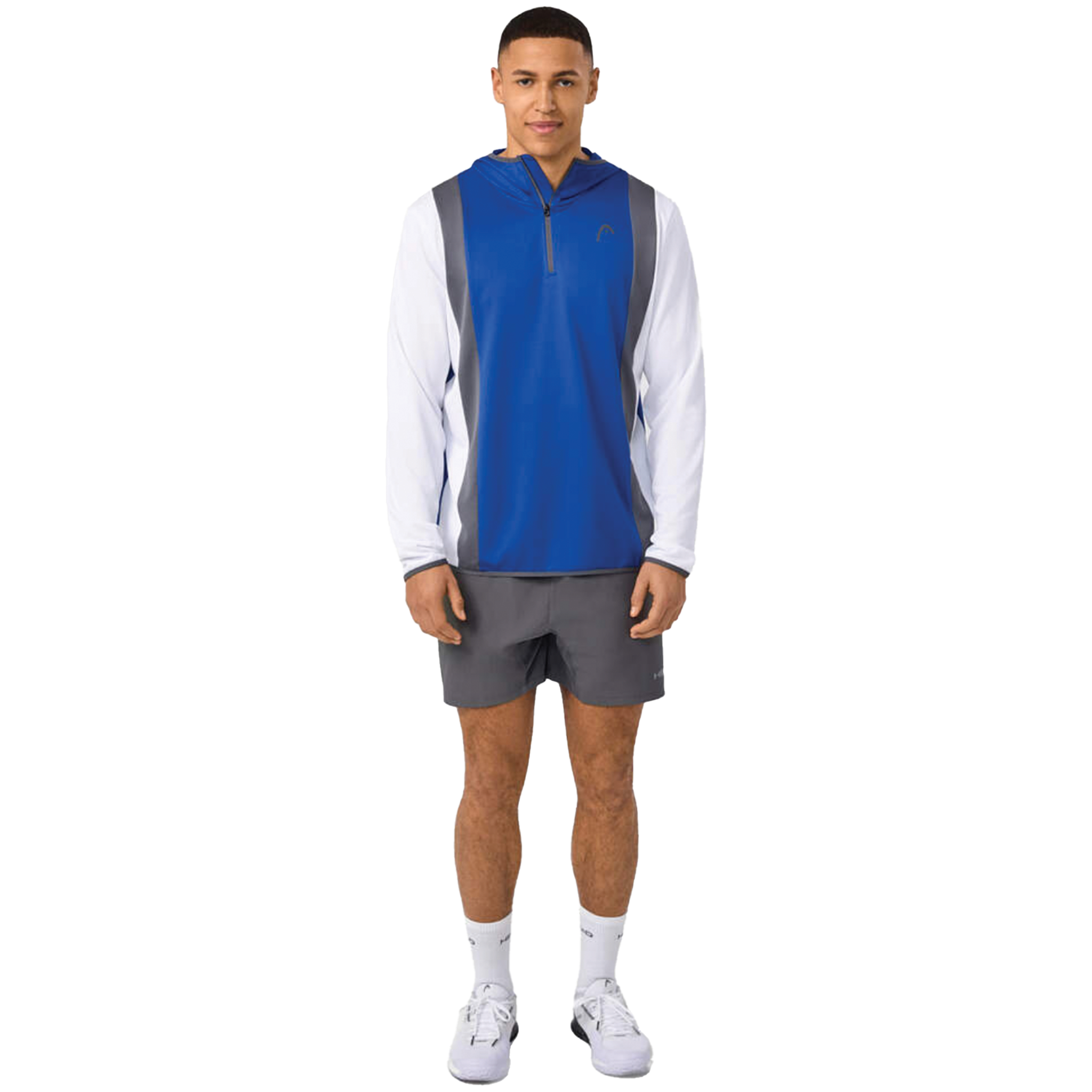 Head Club Tech Hoodie Royal Blue / White Men's