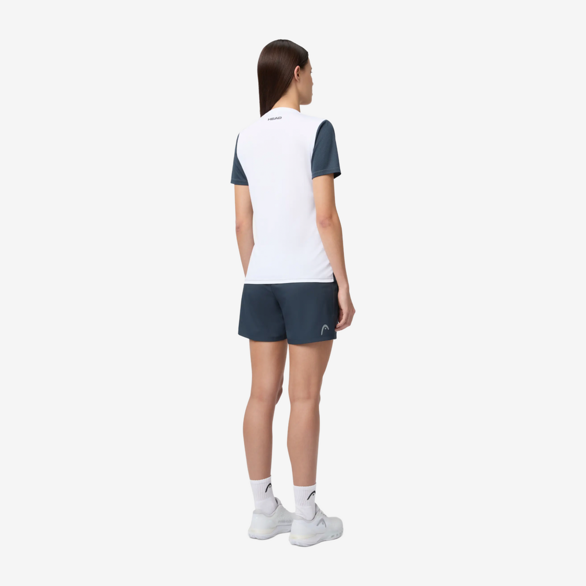 Head Club Tech T-Shirt Women's Navy/White