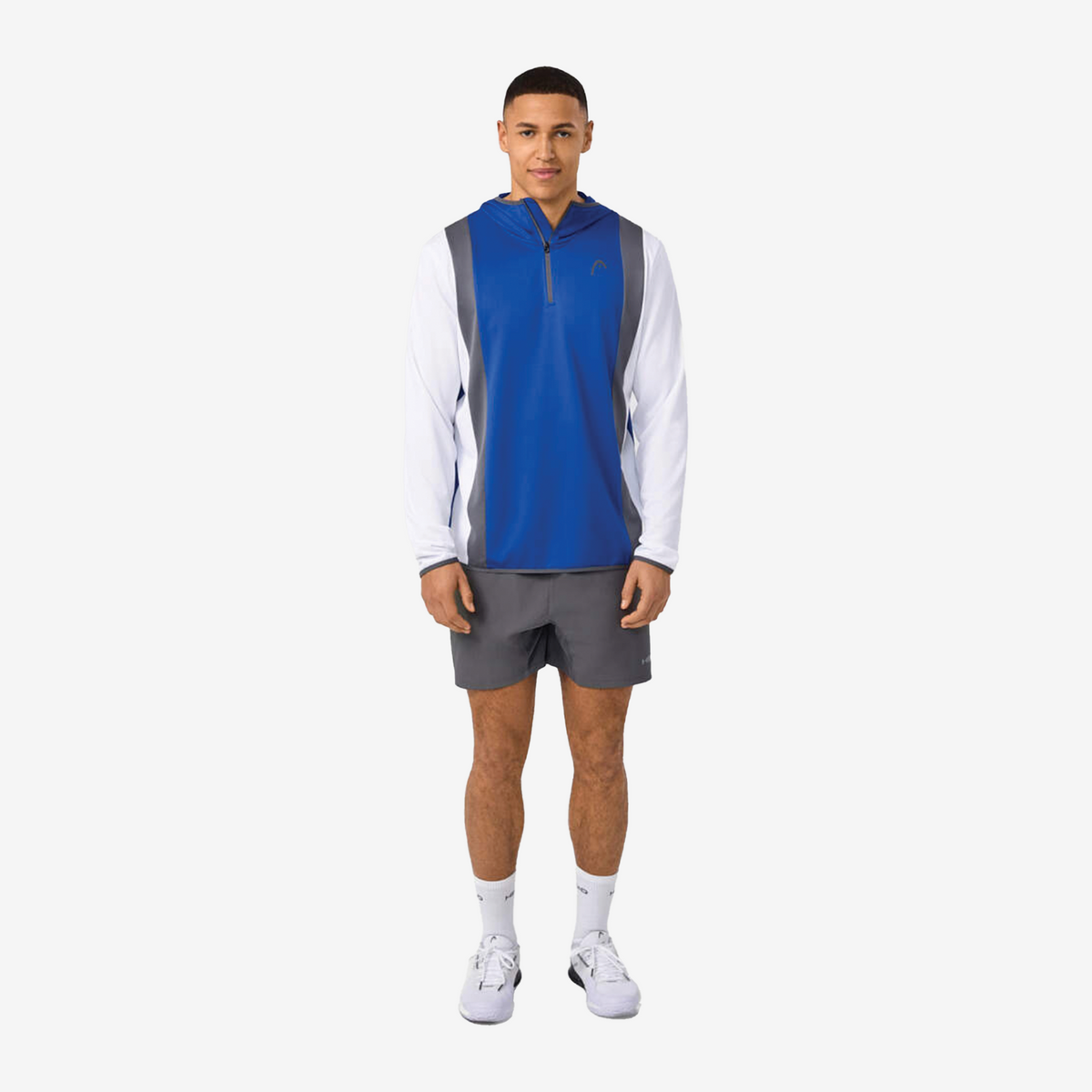 Head Club Tech Hoodie Royal Blue / White Men's