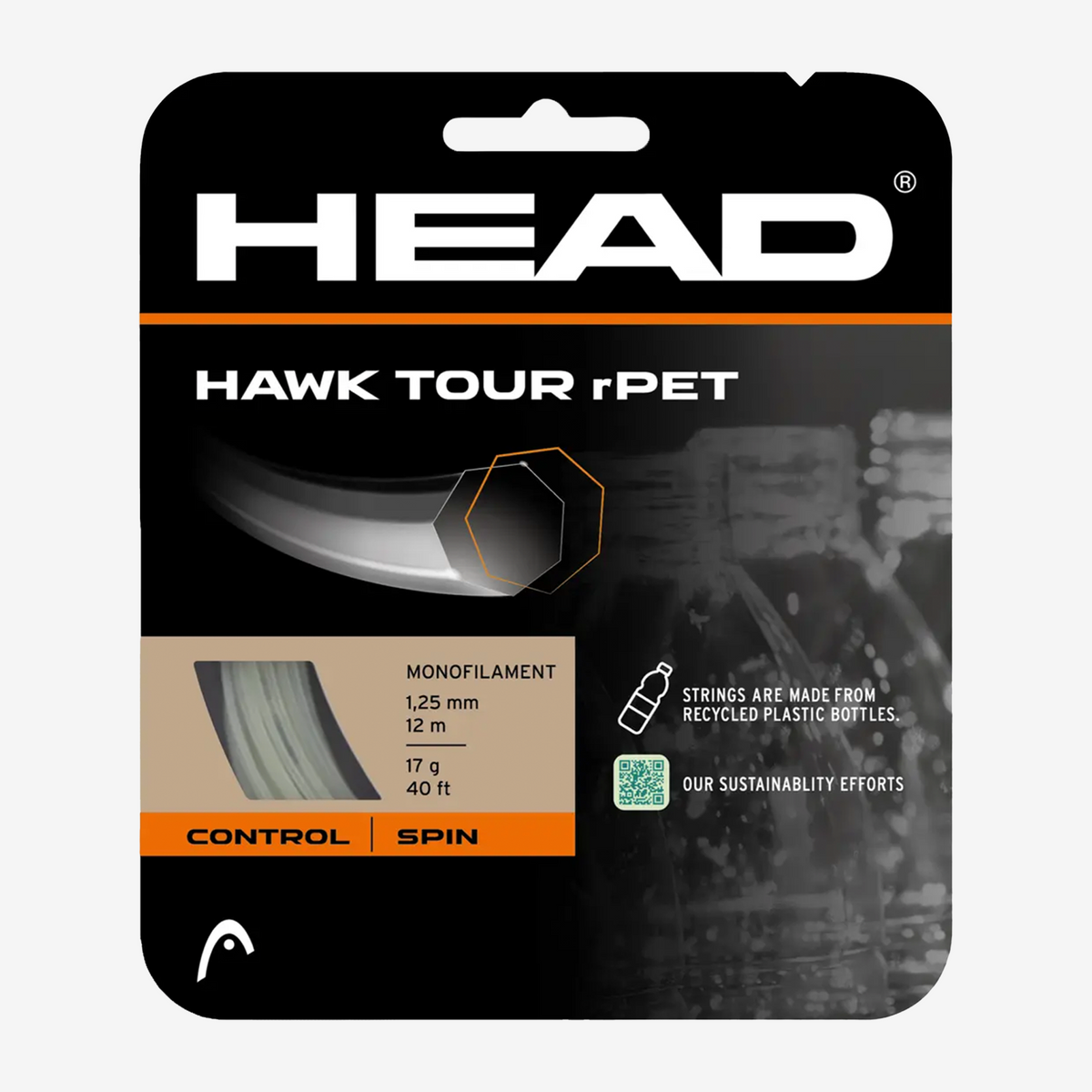 Head Hawk Tour rPET Natural 12m Set