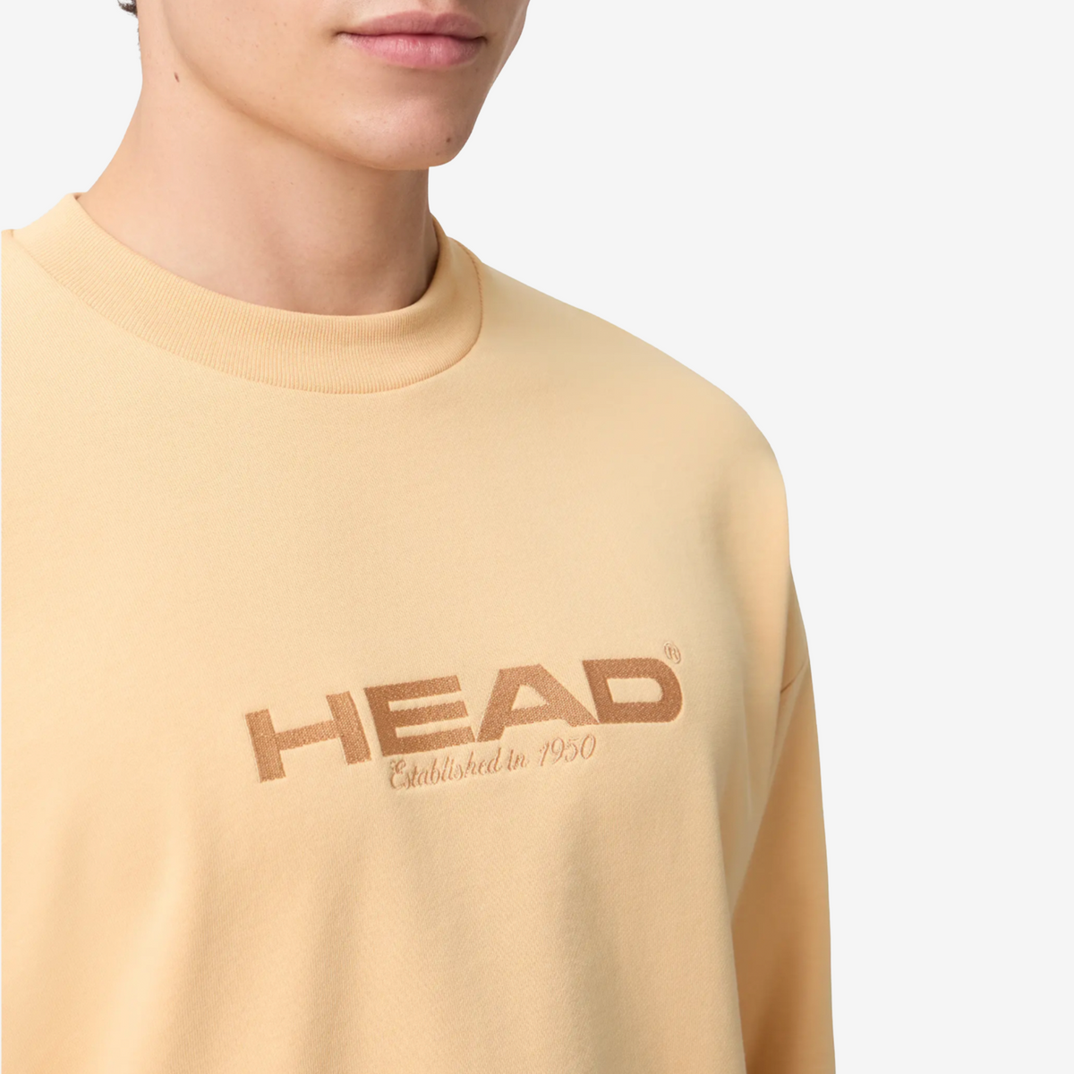 Head Motion Crewneck Men's/Women's Apricot