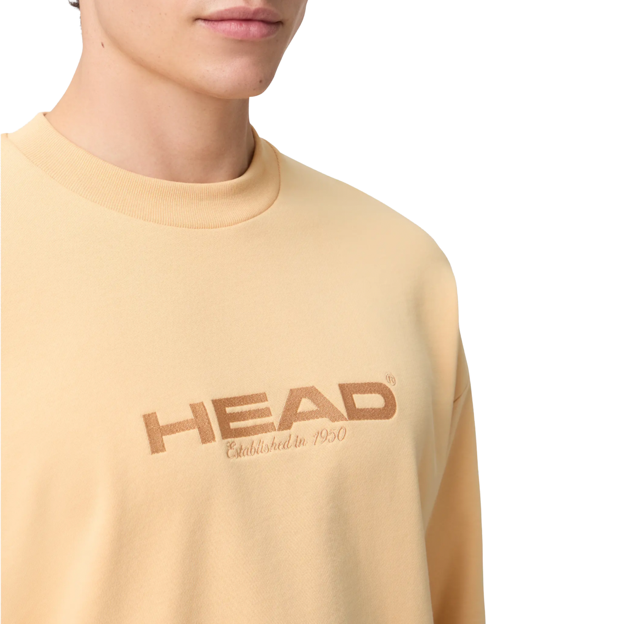 Head Motion Crewneck Men's/Women's Apricot
