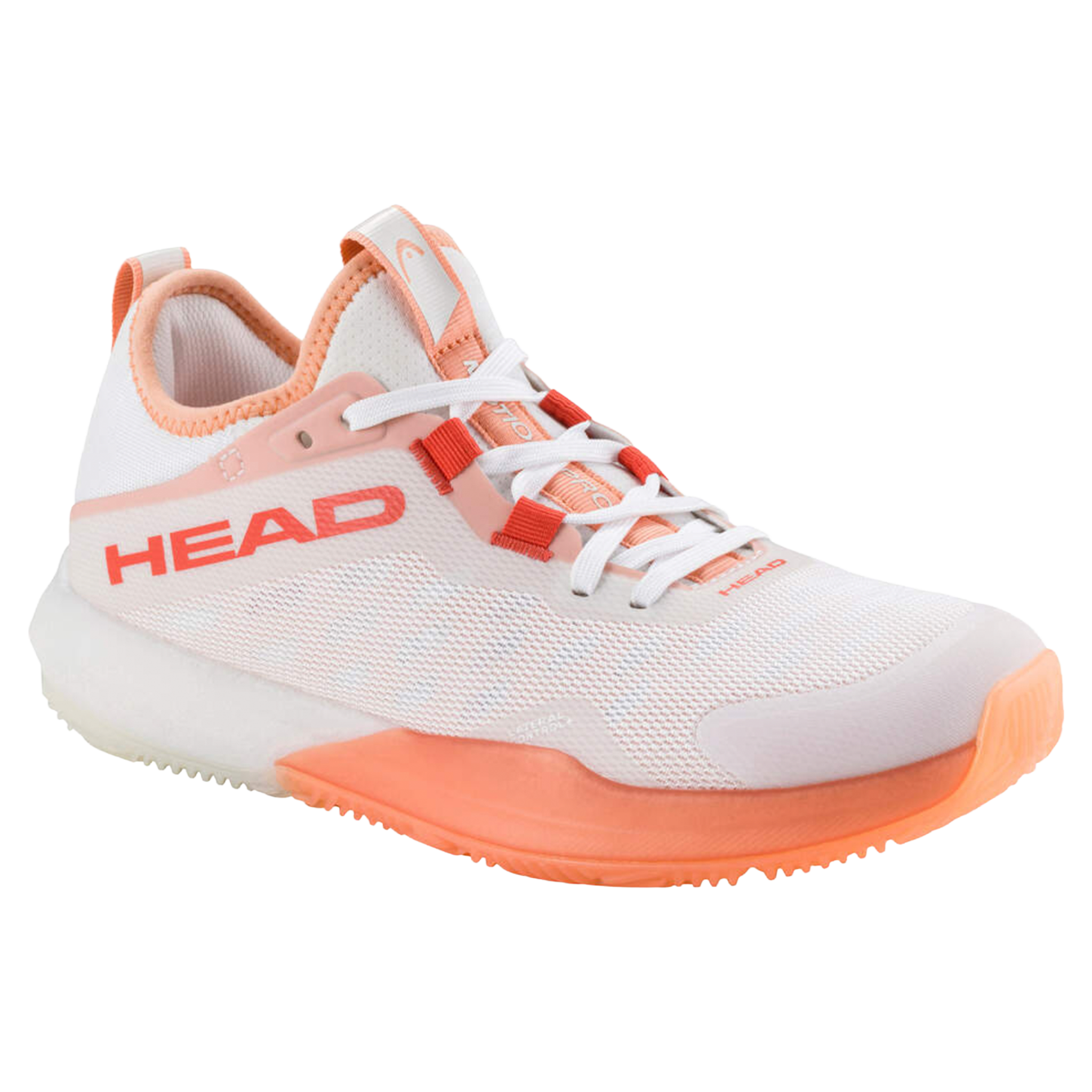 Head Motion Pro Women's Padel Shoes White/Coral