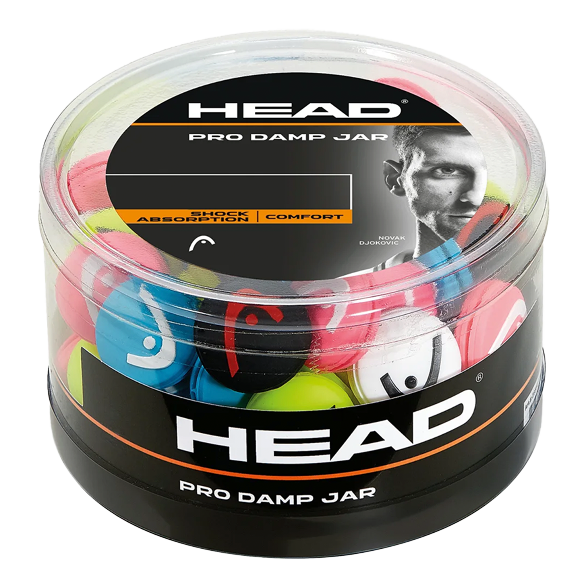 Head Pro Dampener 70pcs Jar Mixed Colours