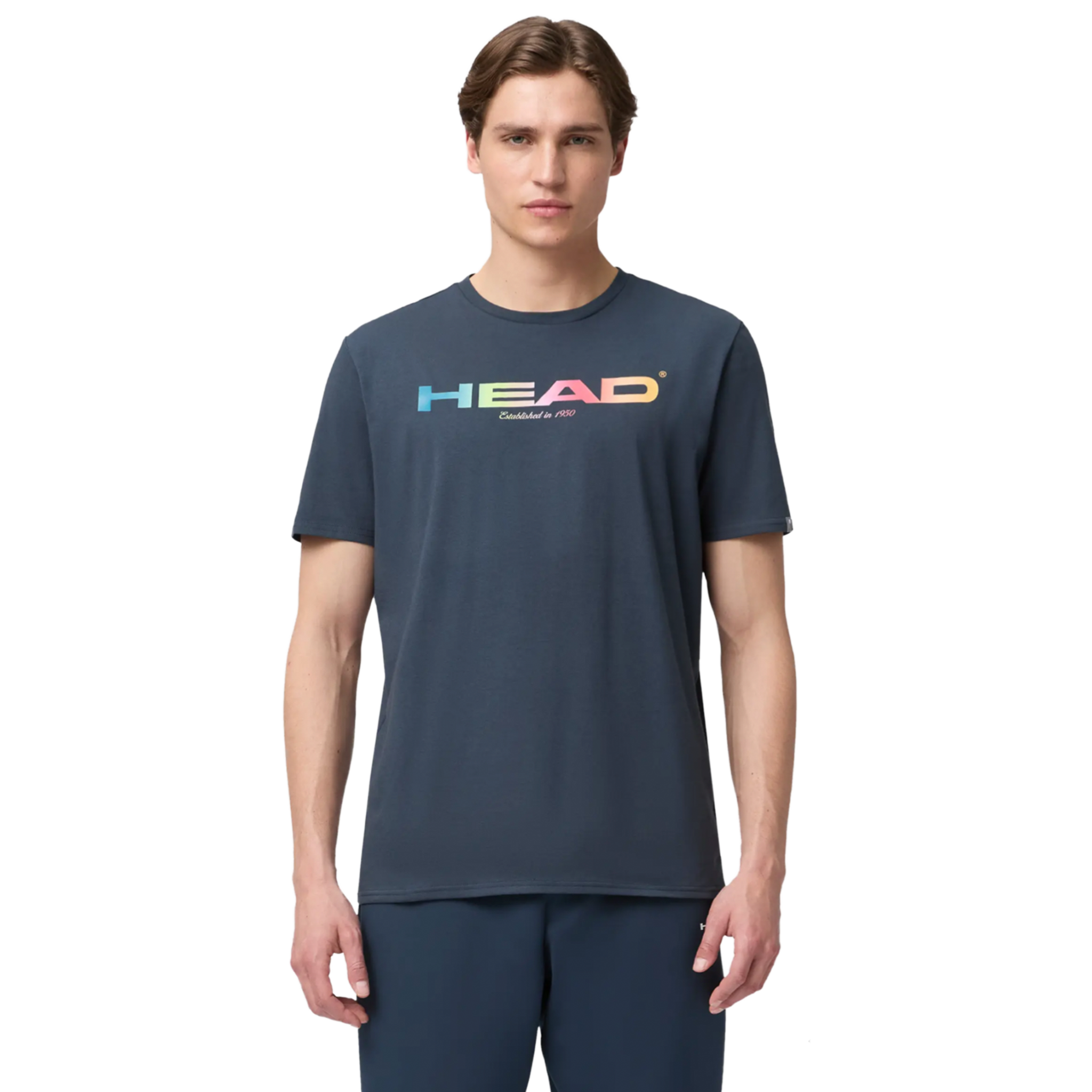 Head Rainbow T-Shirt Men's Navy