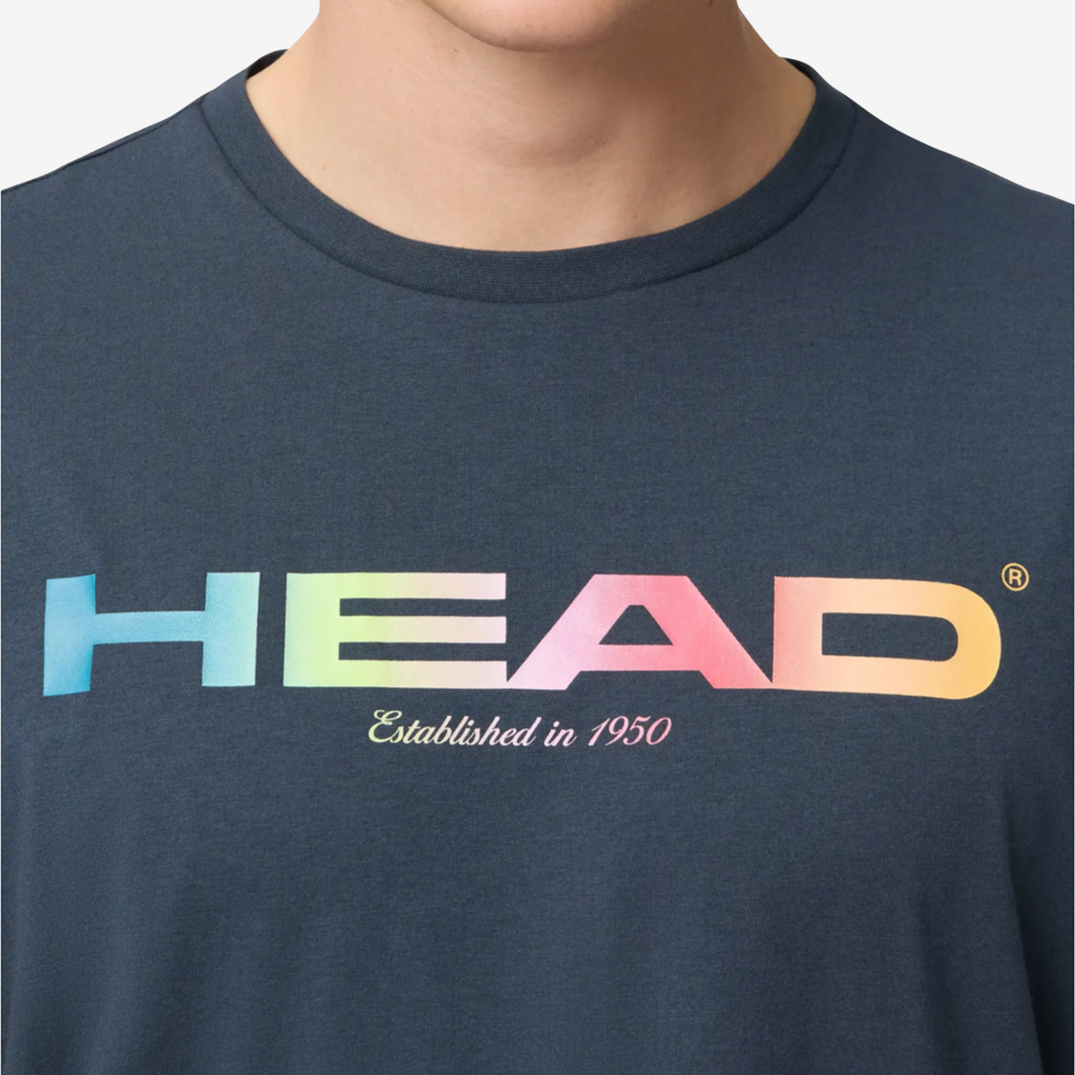 Head Rainbow T-Shirt Men's Navy