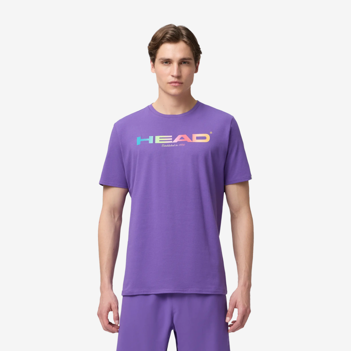Head Rainbow T-Shirt Men's Purple
