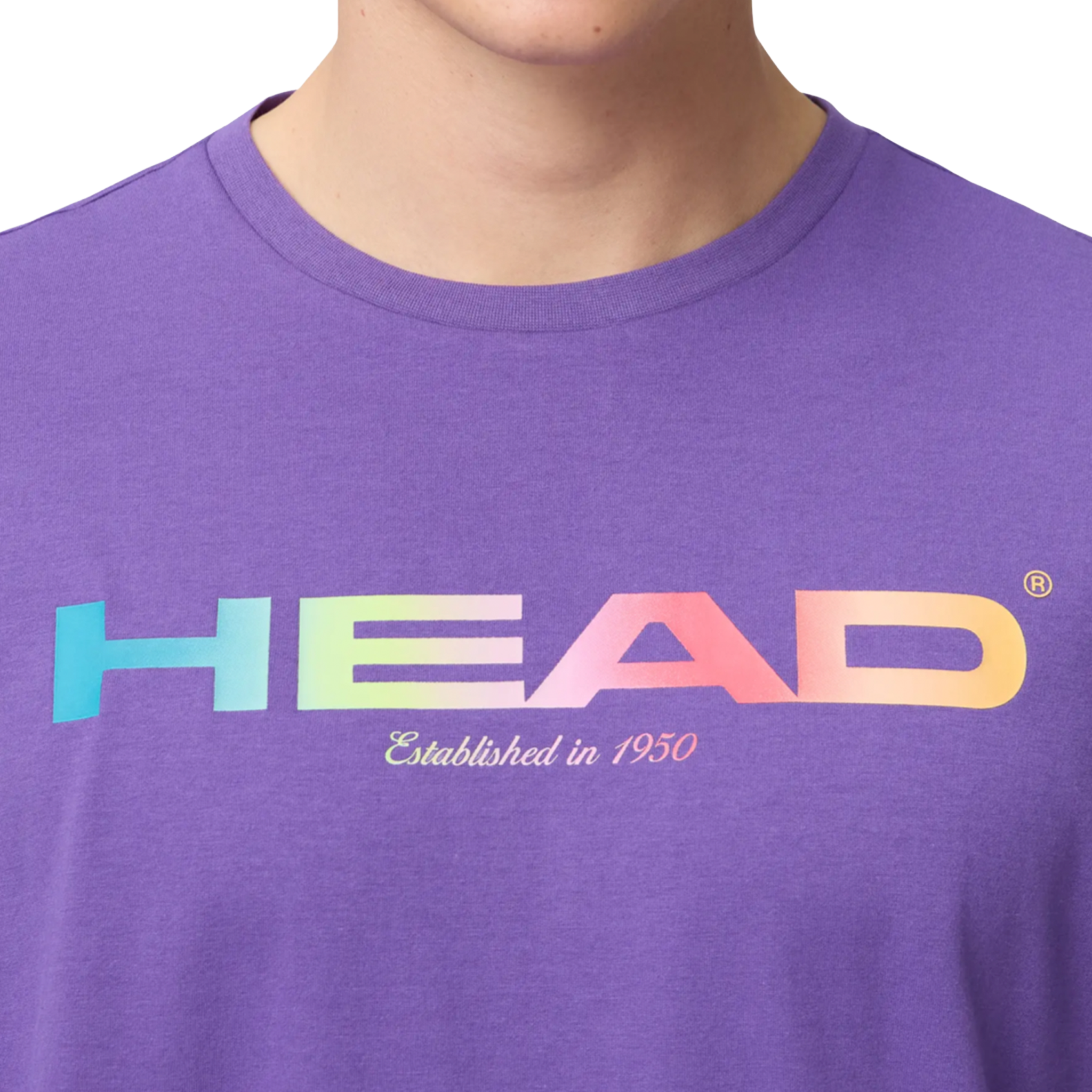 Head Rainbow T-Shirt Men's Purple
