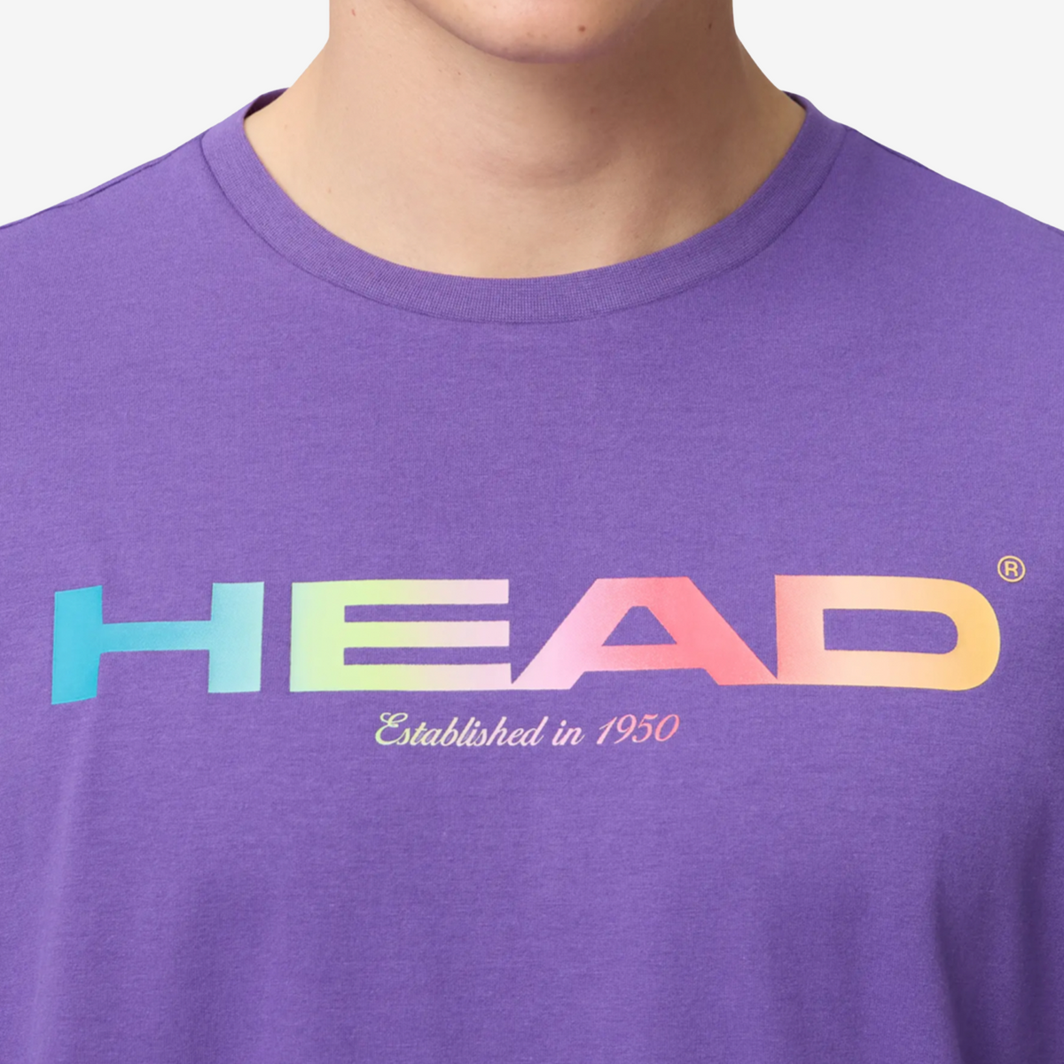Head Rainbow T-Shirt Men's Purple