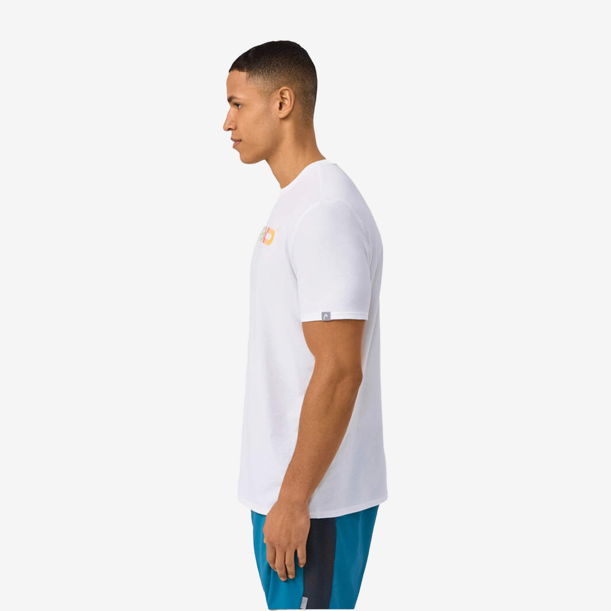 Head Rainbow T-Shirt White Men's