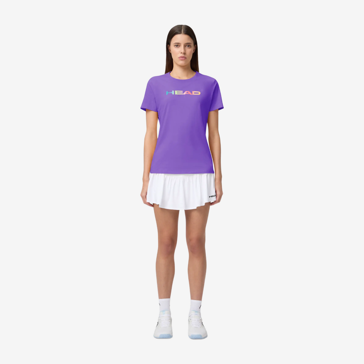 Head Rainbow T-Shirt Women's Purple