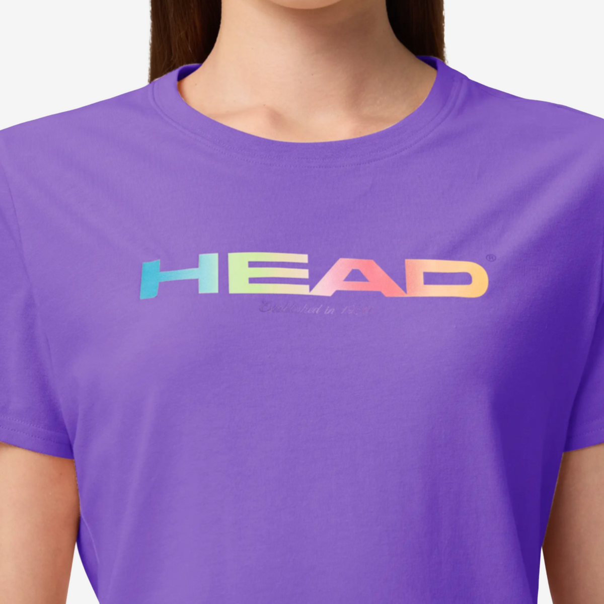 Head Rainbow T-Shirt Women's Purple