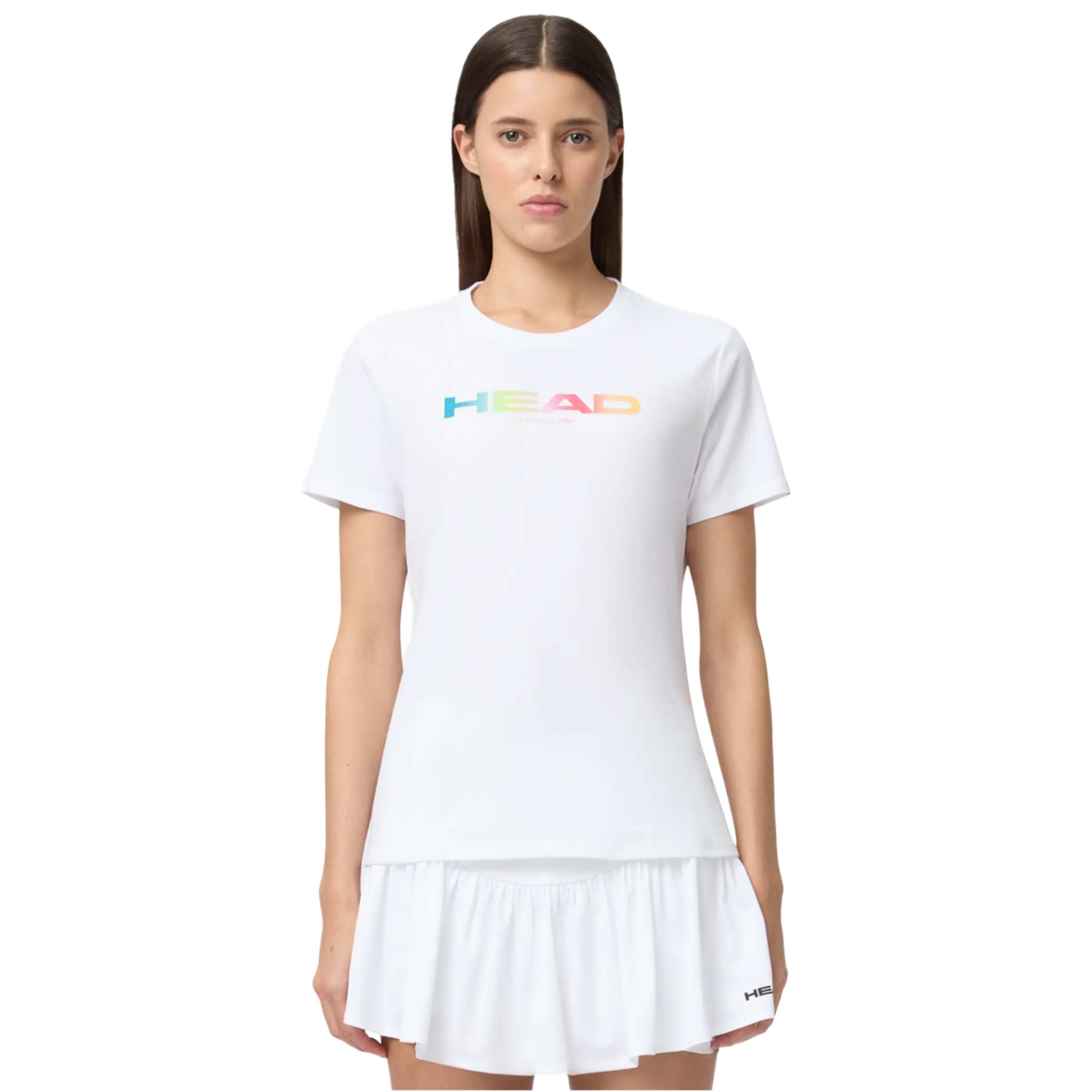 Head Rainbow T-Shirt Women's White