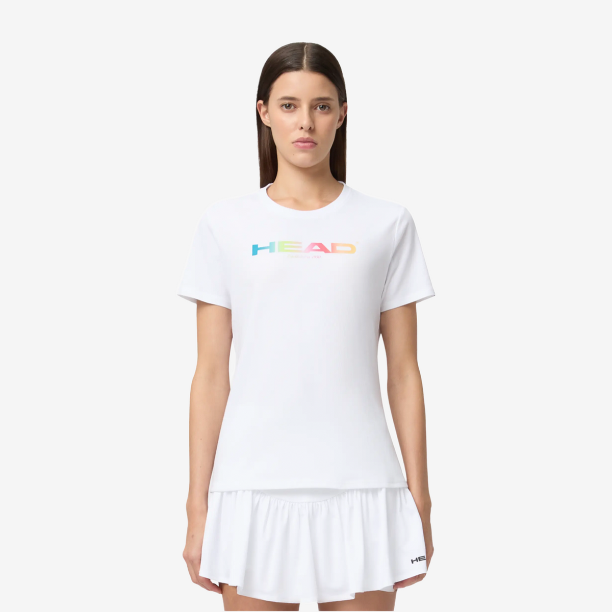 Head Rainbow T-Shirt Women's White