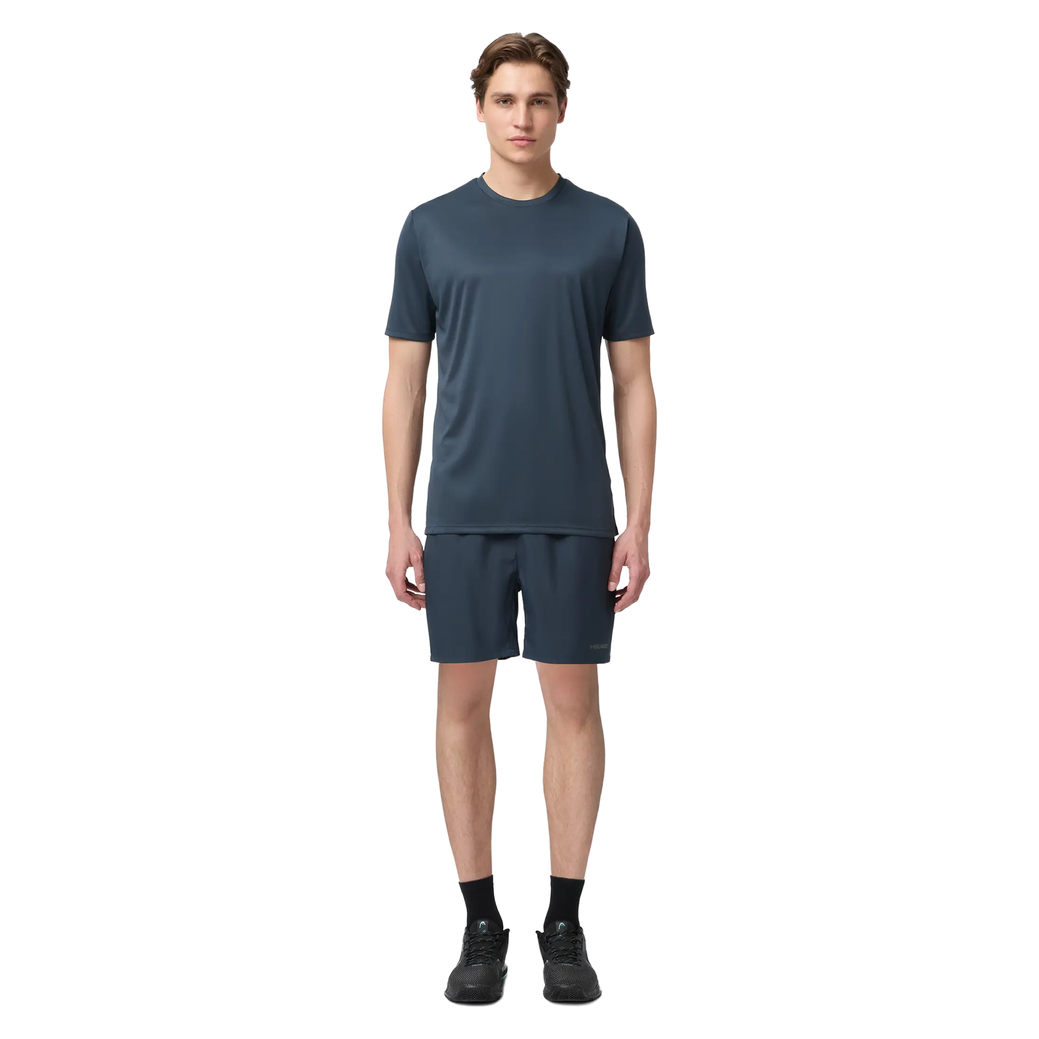 Head Simple T-Shirt Men's Navy