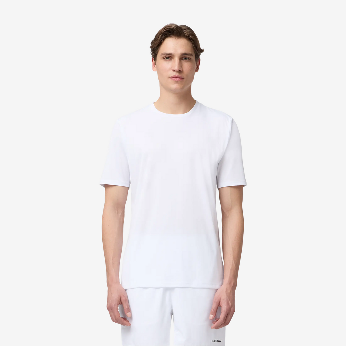 Head Simple T-Shirt Men's White