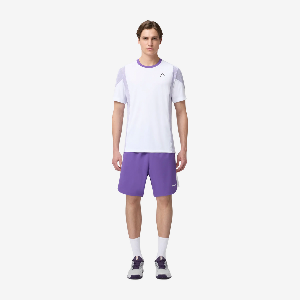 Head Slice T-Shirt Men's White/Purple