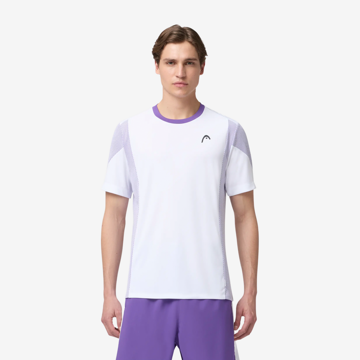 Head Slice T-Shirt Men's White/Purple