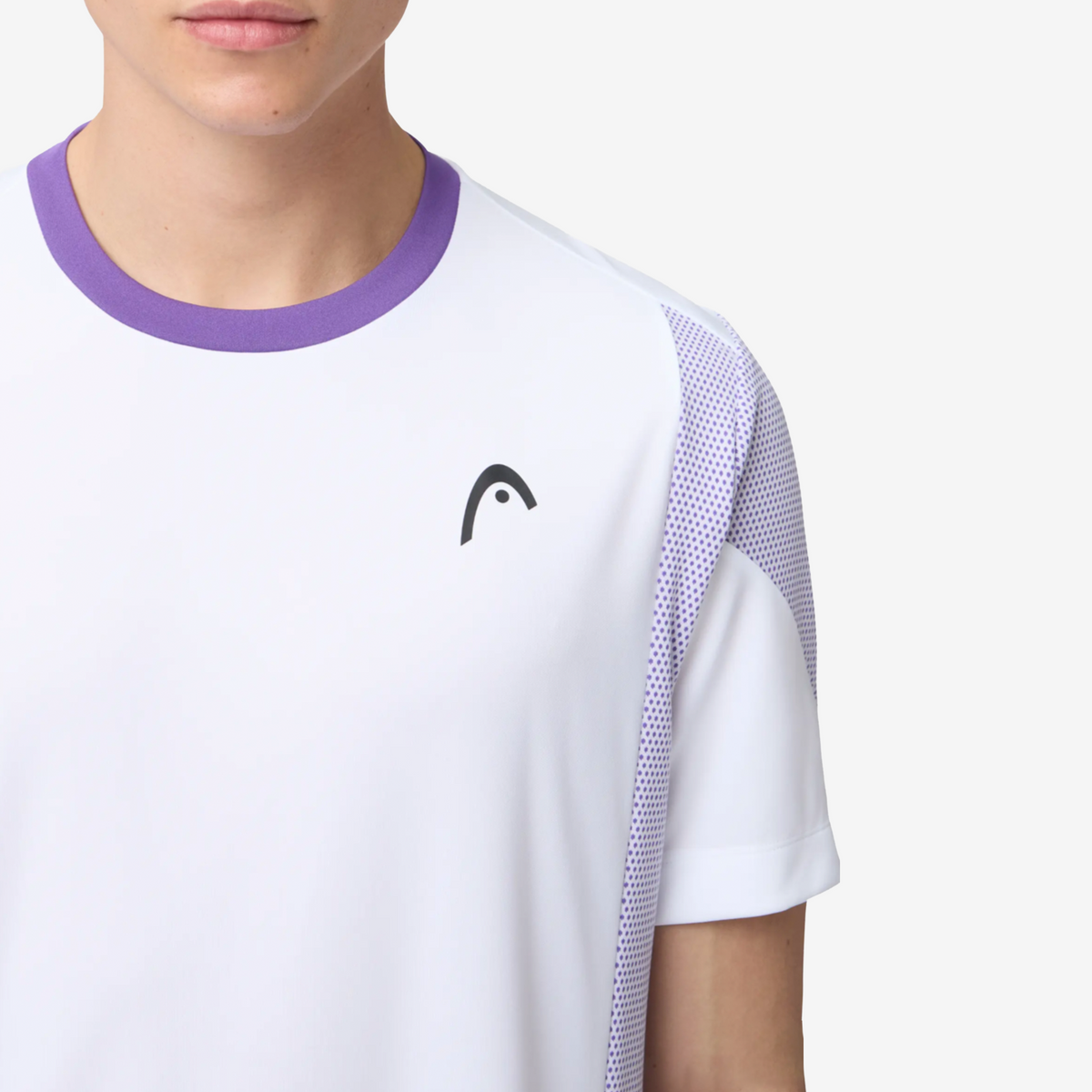 Head Slice T-Shirt Men's White/Purple