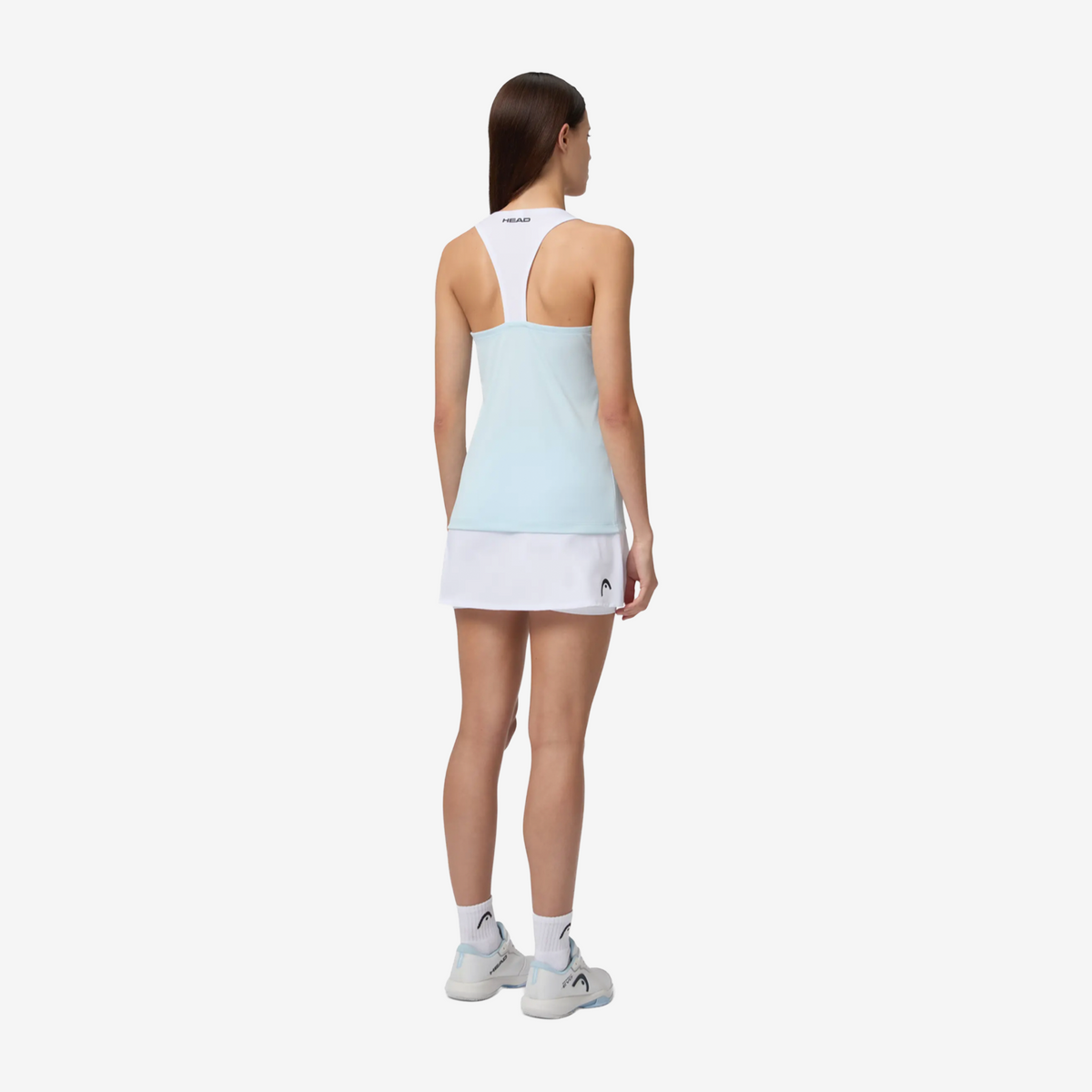 Head Spirit Tank Top Women's Light Blue/White