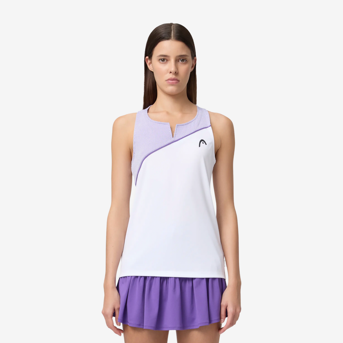 Head Spirit Tank Top Women's White/Purple
