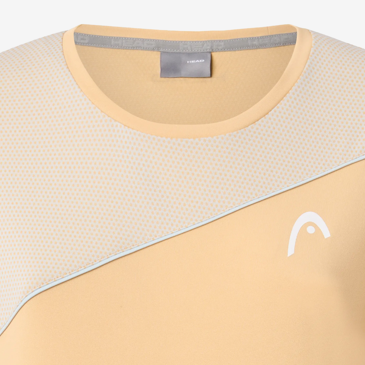 Head Tie-Break T-Shirt Women's Apricot/Light Blue