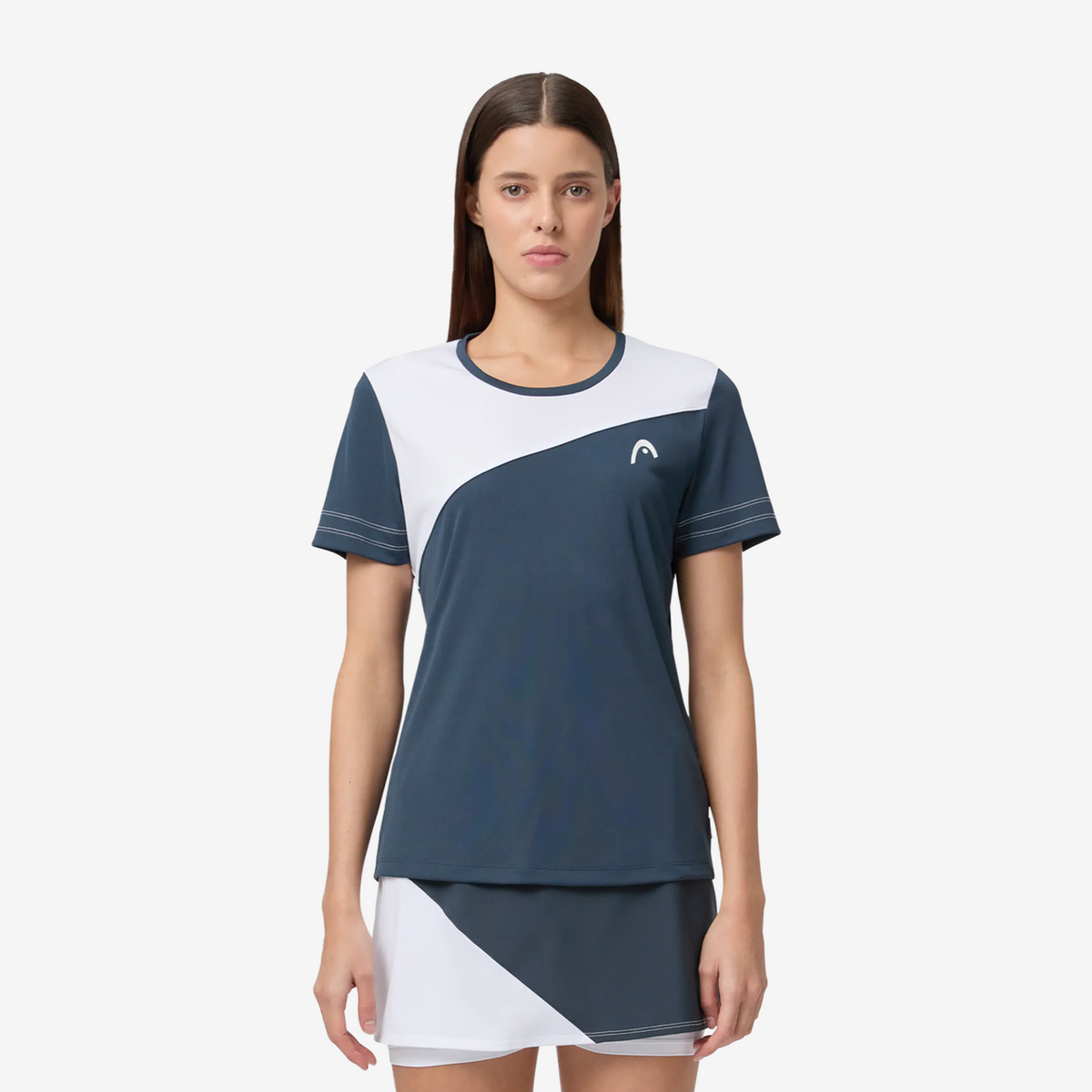 Head Tie-Break T-Shirt Women's Navy/White