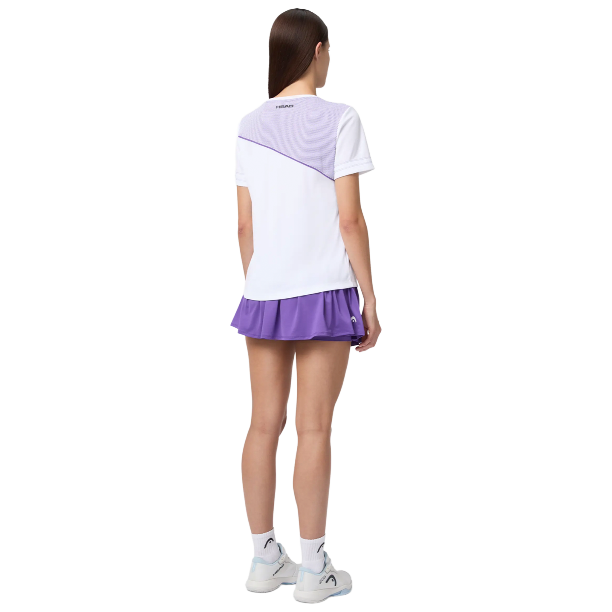 Head Tie-Break T-Shirt Women's White/Purple