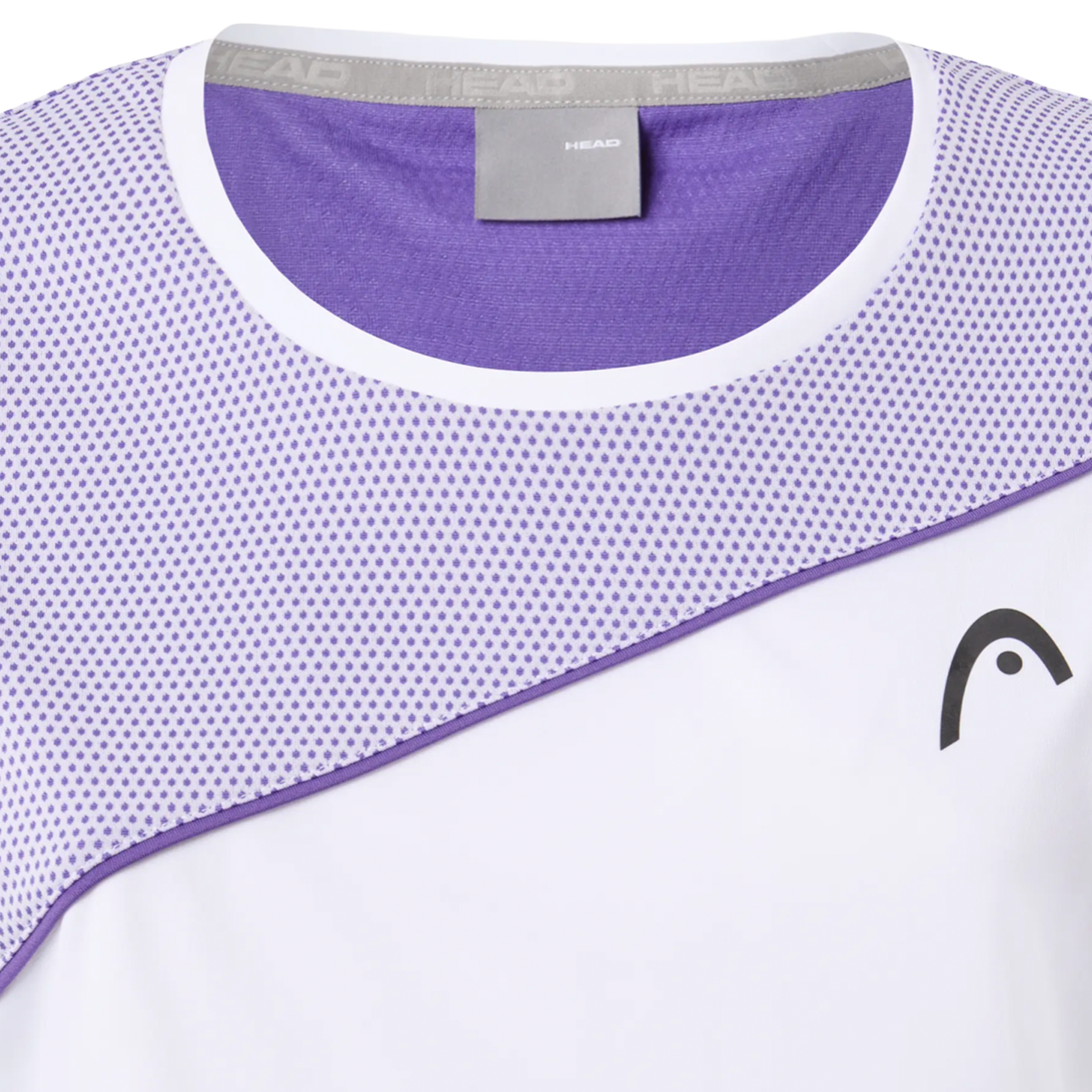 Head Tie-Break T-Shirt Women's White/Purple