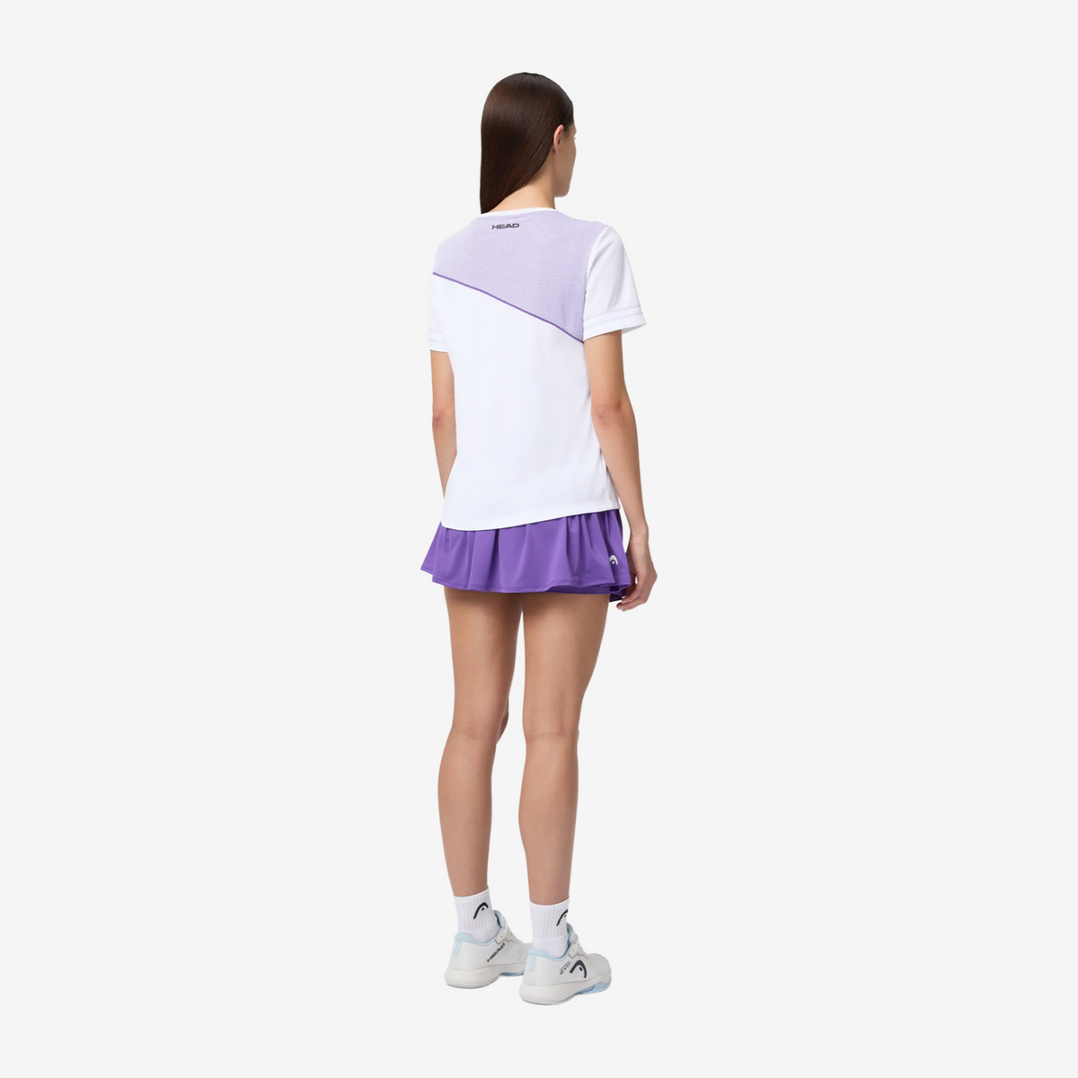 Head Tie-Break T-Shirt Women's White/Purple