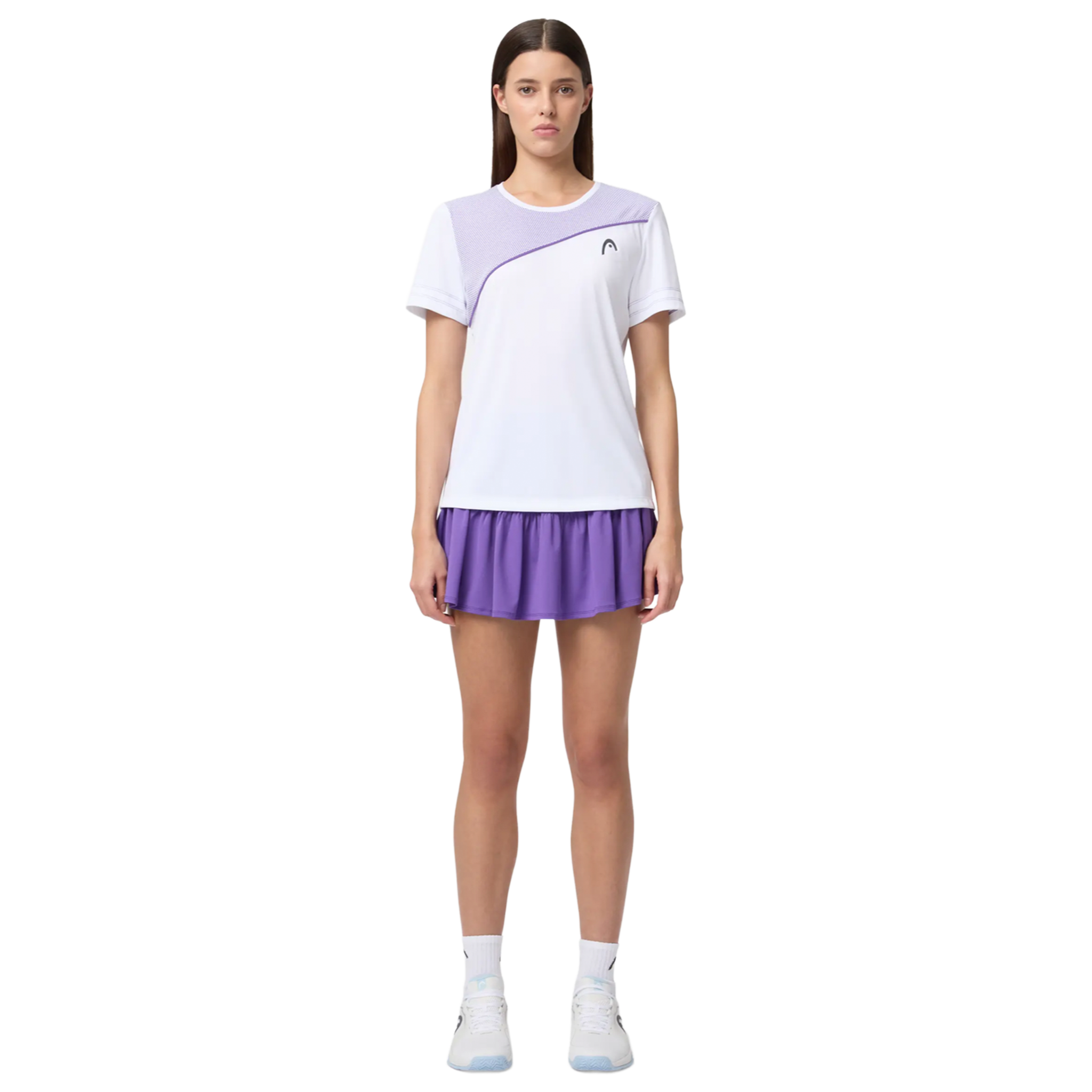 Head Tie-Break T-Shirt Women's White/Purple