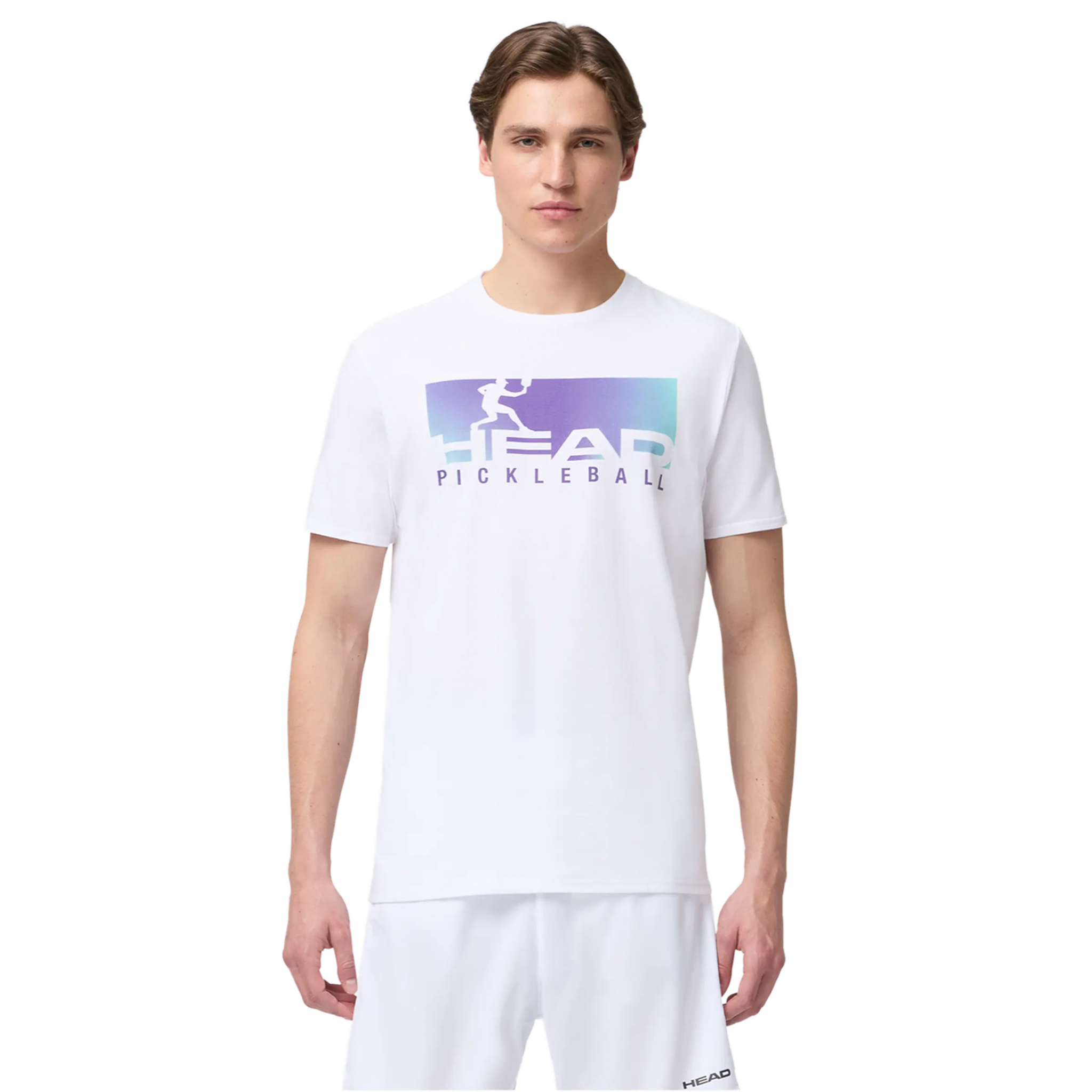 Head Vision T-Shirt Men's White/Purple