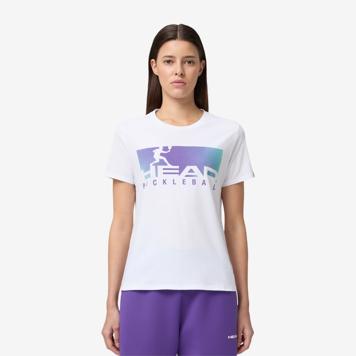 Head Vision T-Shirt Women's White/Purple