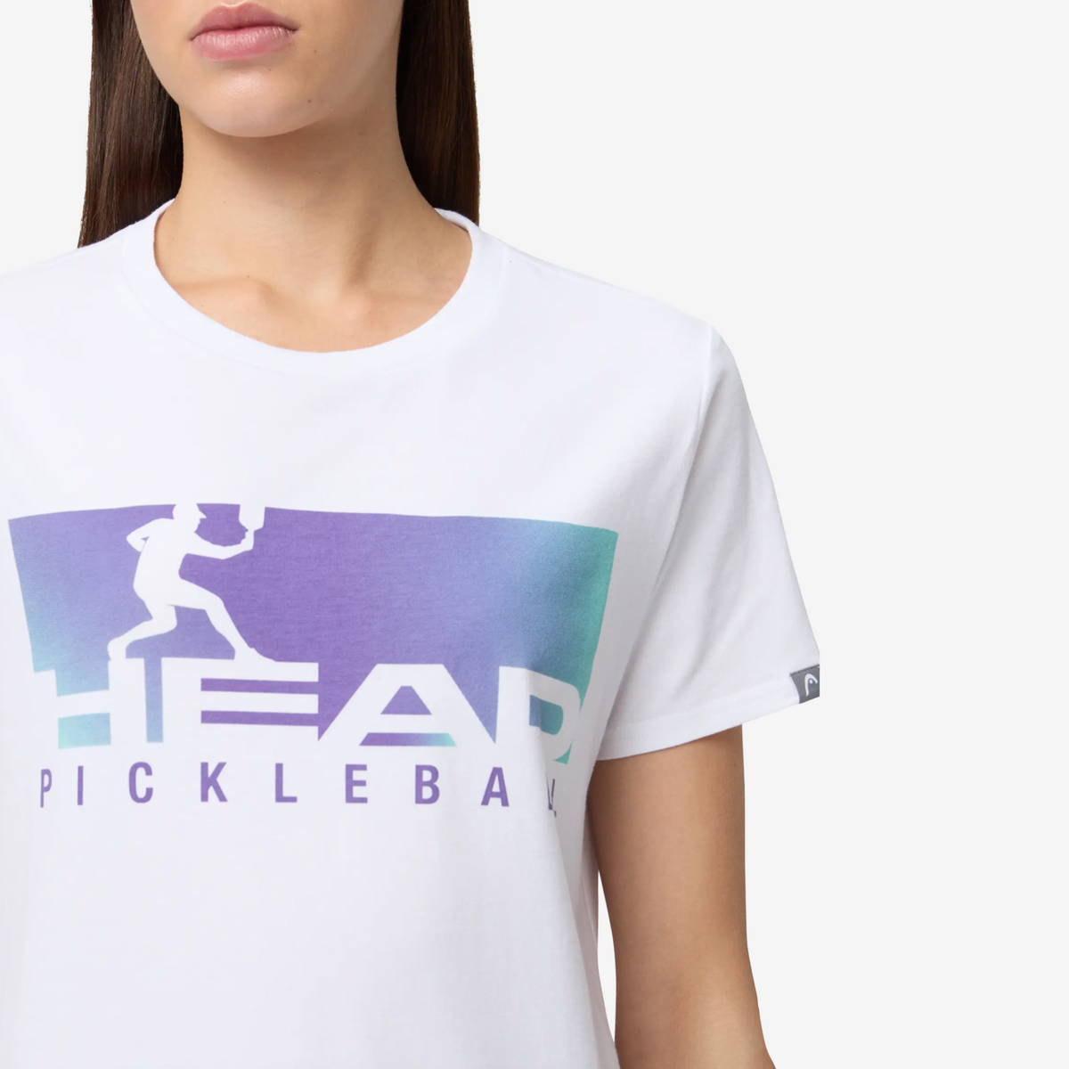 Head Vision T-Shirt Women's White/Purple