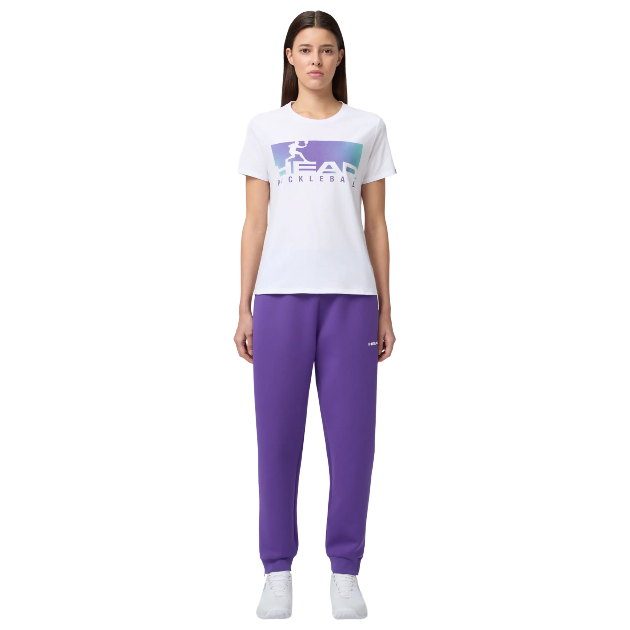 Head Vision T-Shirt Women's White/Purple