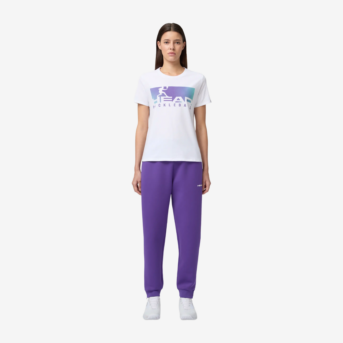 Head Vision T-Shirt Women's White/Purple