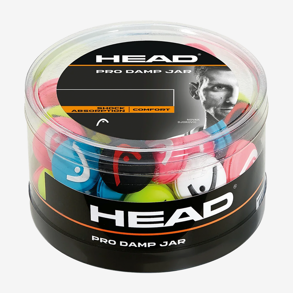 Head Pro Dampener 70pcs Jar Mixed Colours