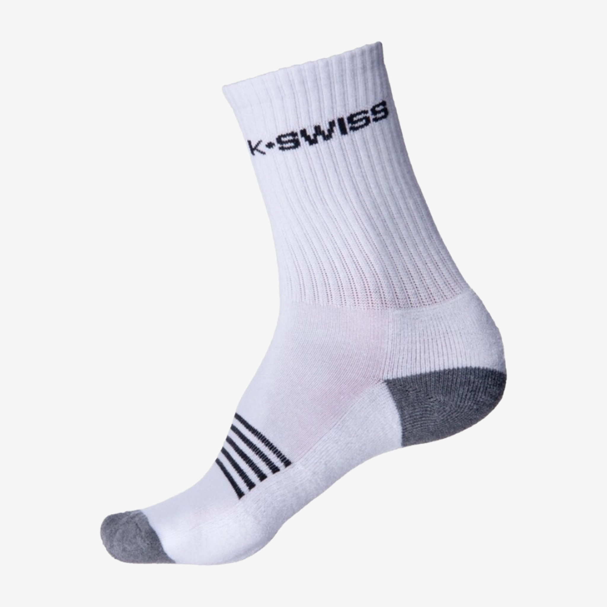 K-Swiss Crew Socks (3 Pack) Mens's White