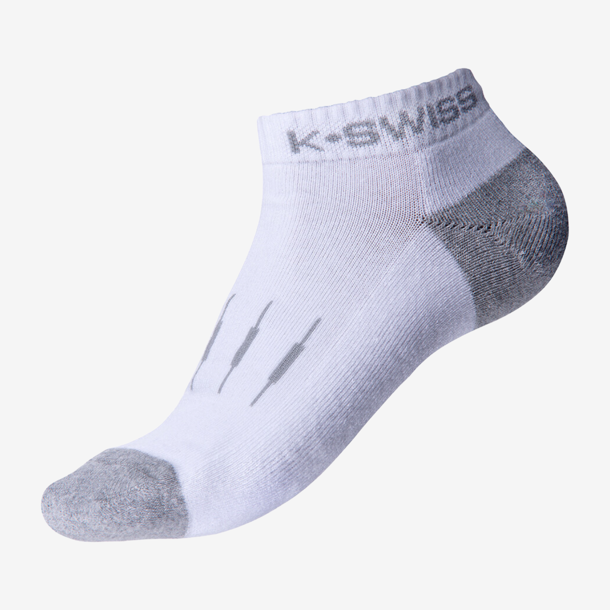 K-Swiss Low Cut Socks (3 Pack) Women's White