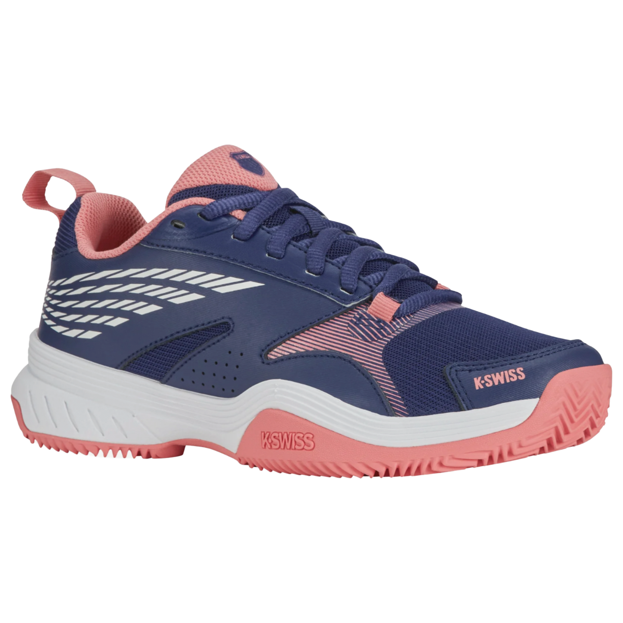 K-Swiss Women's Speedex HB Clay Estate Blue/ White/ Strawberry Ice