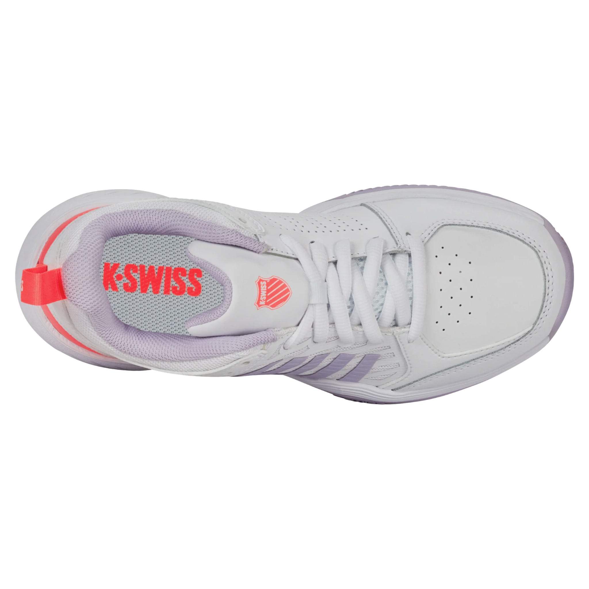 K-Swiss Court Express 2 Women's White/Orchid/Neon