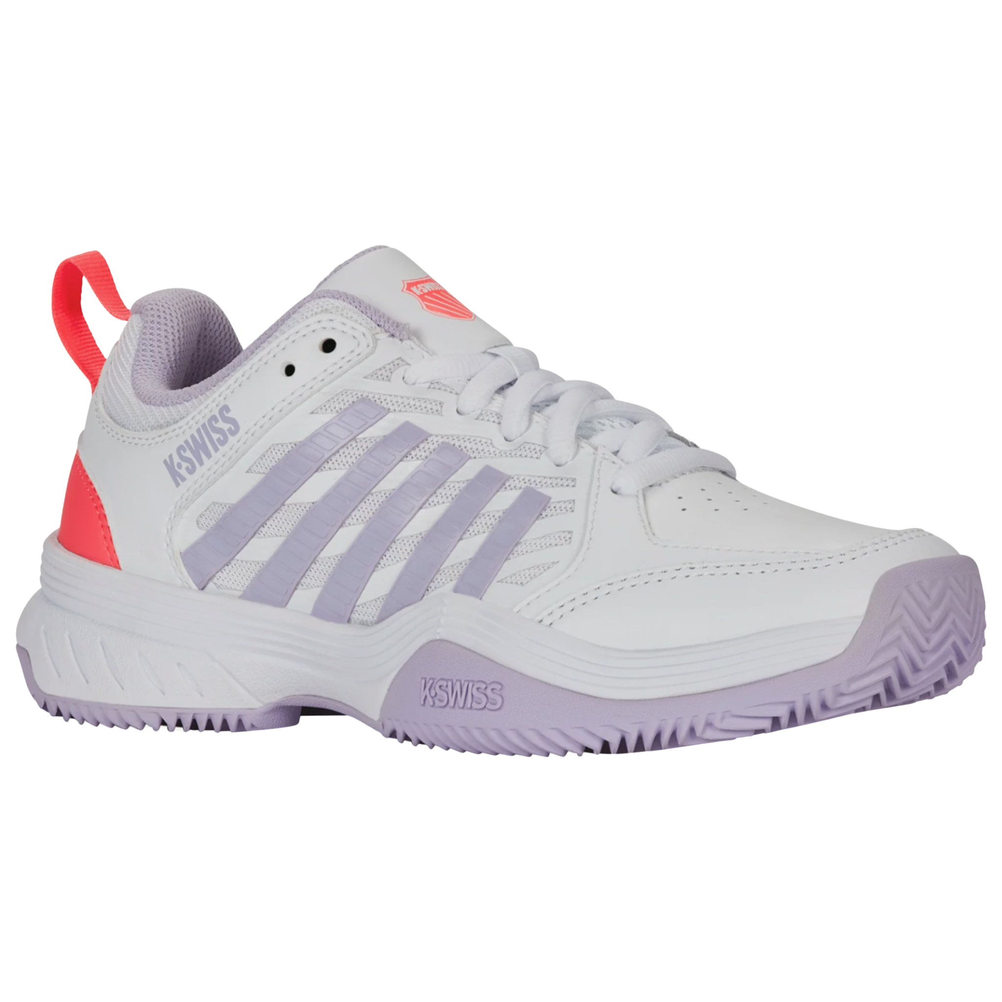 K-Swiss Court Express 2 Women's White/Orchid/Neon