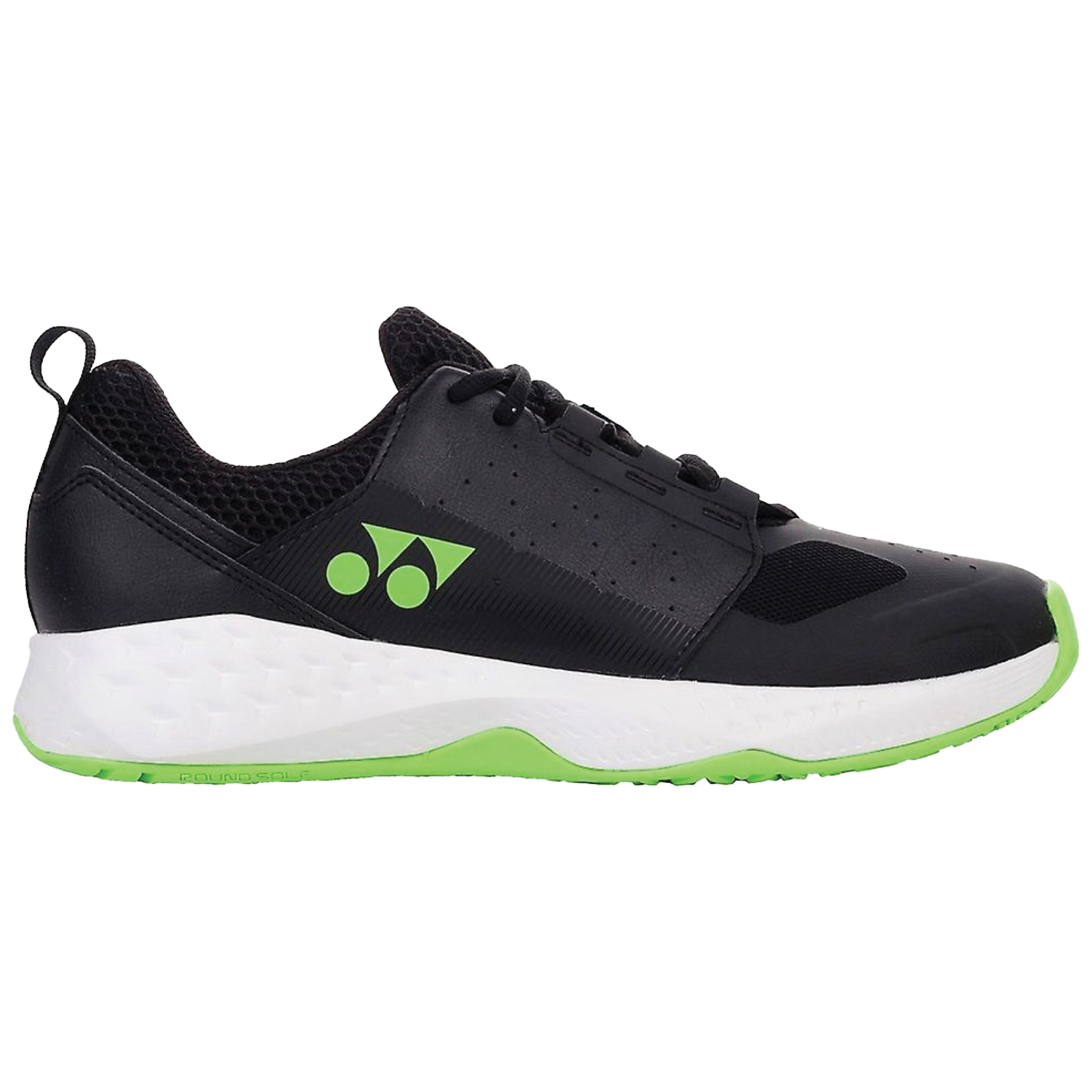 Lime green and black tennis shoes sale